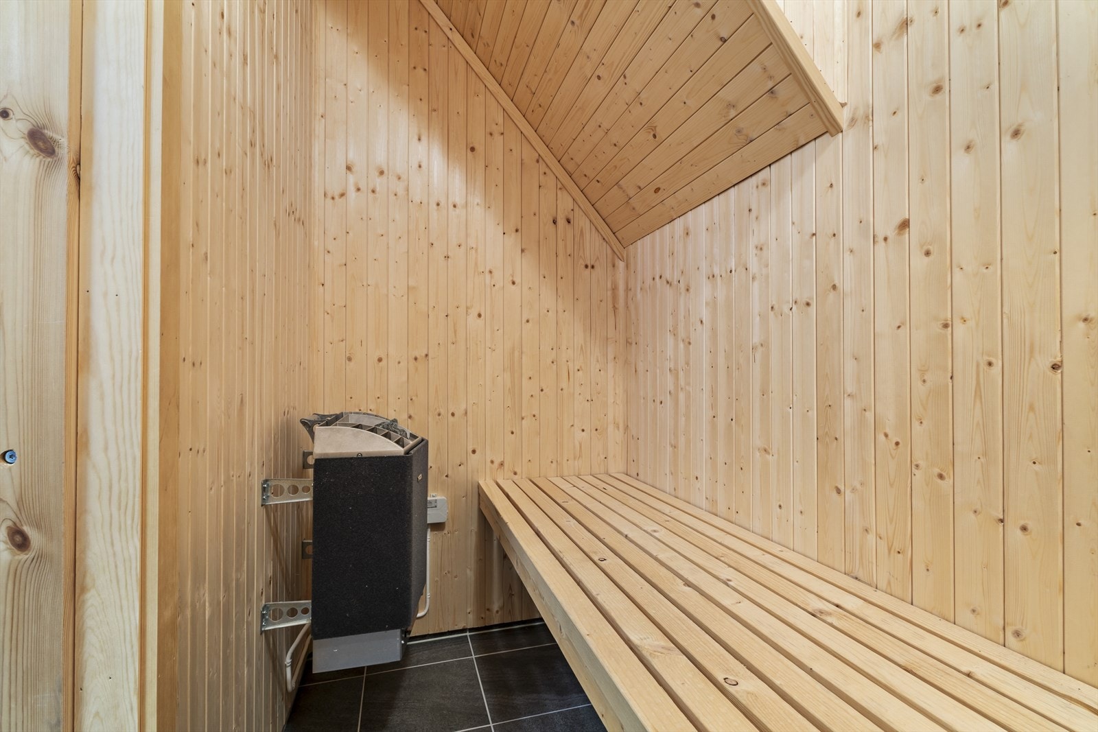 Luksus med badstue for avslapping etter en fin dag ute Galleribilde