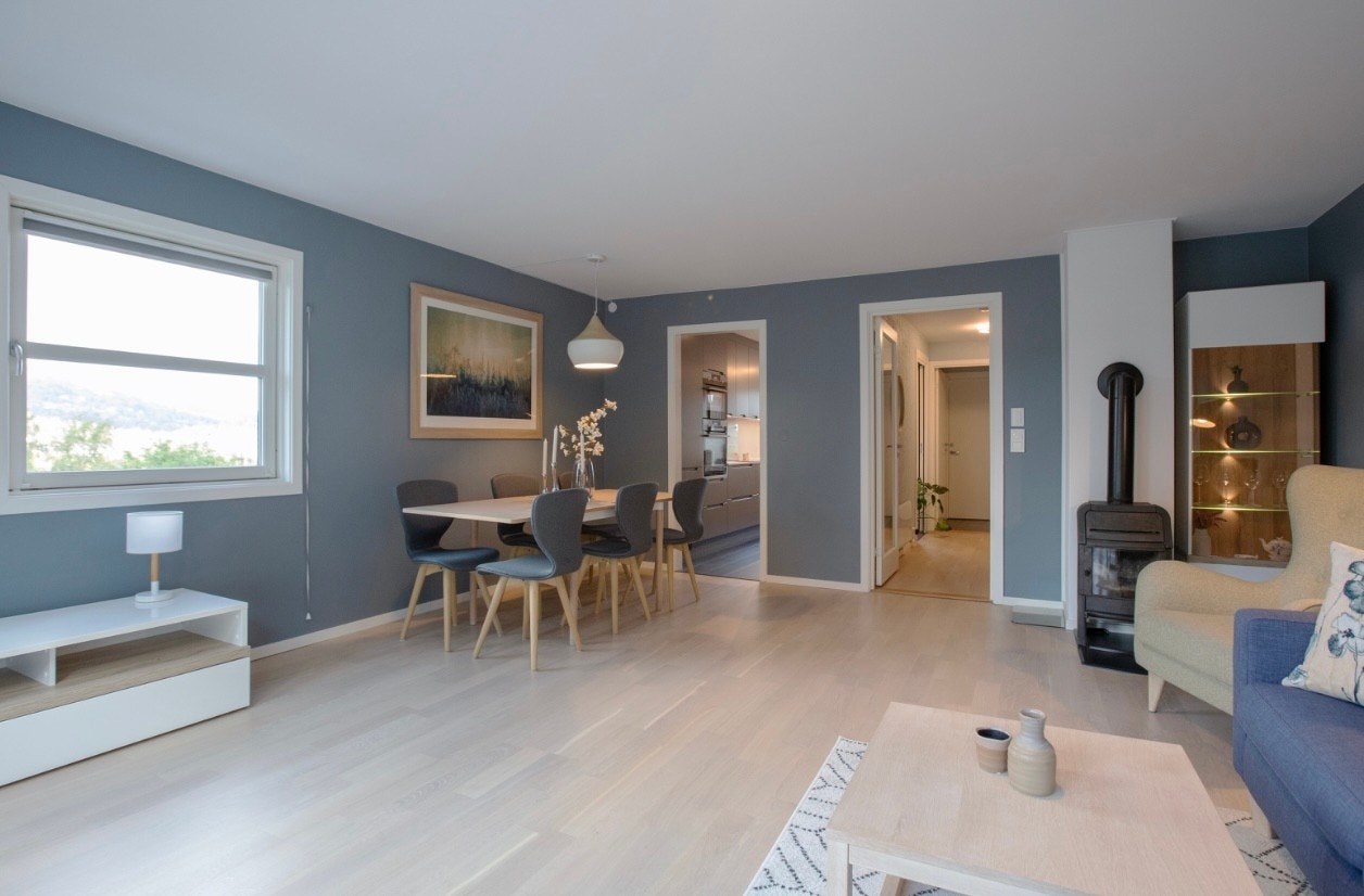 Det er flere fine innredningsmuligheter, her ser man eksempel nr 2. Galleribilde