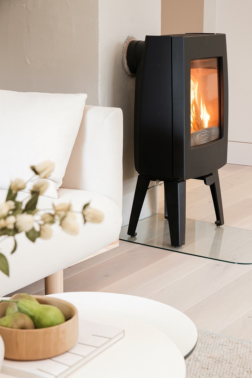 Peisovn som varmer godt på kalde kvelder. Galleribilde