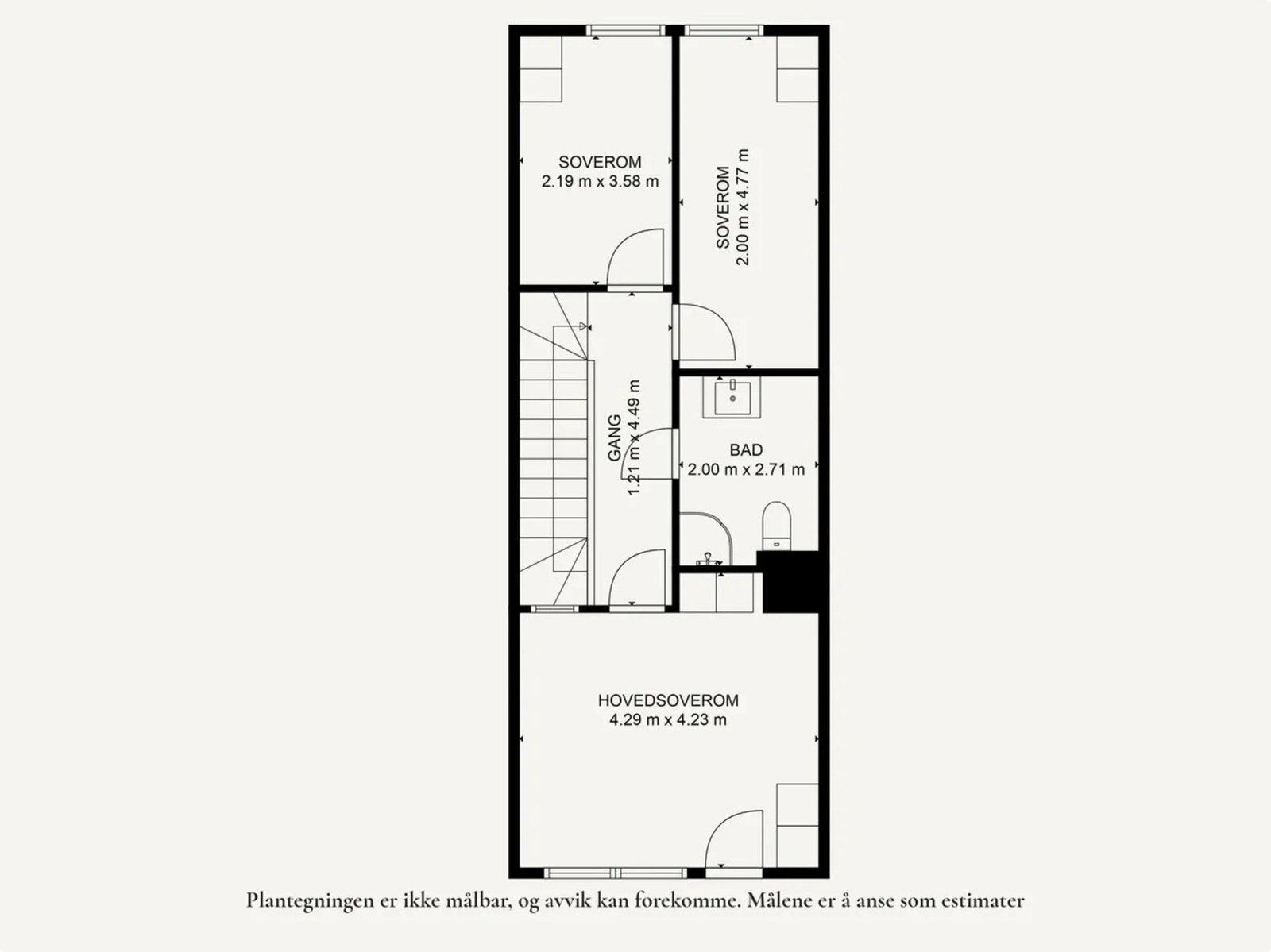 Plantegning 3. etasje. Galleribilde