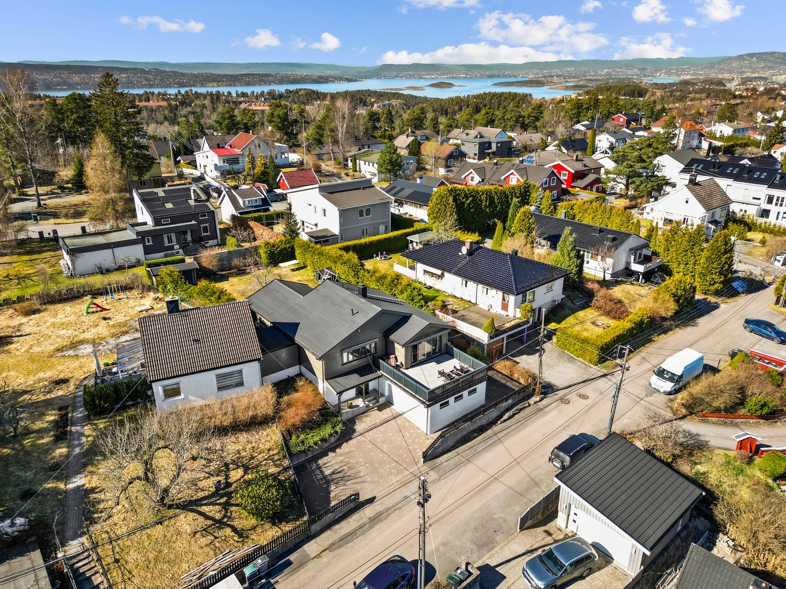 Rolig nabolag Galleribilde