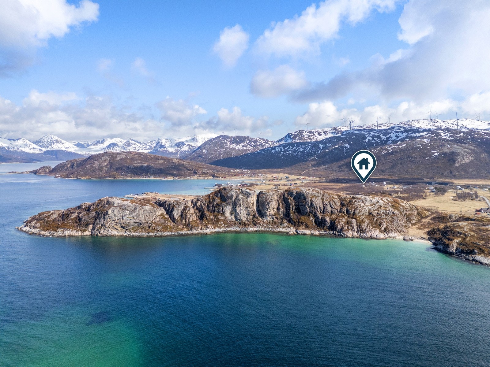 Brensholmen klatrefelt ligger i kort avstand fra boligen