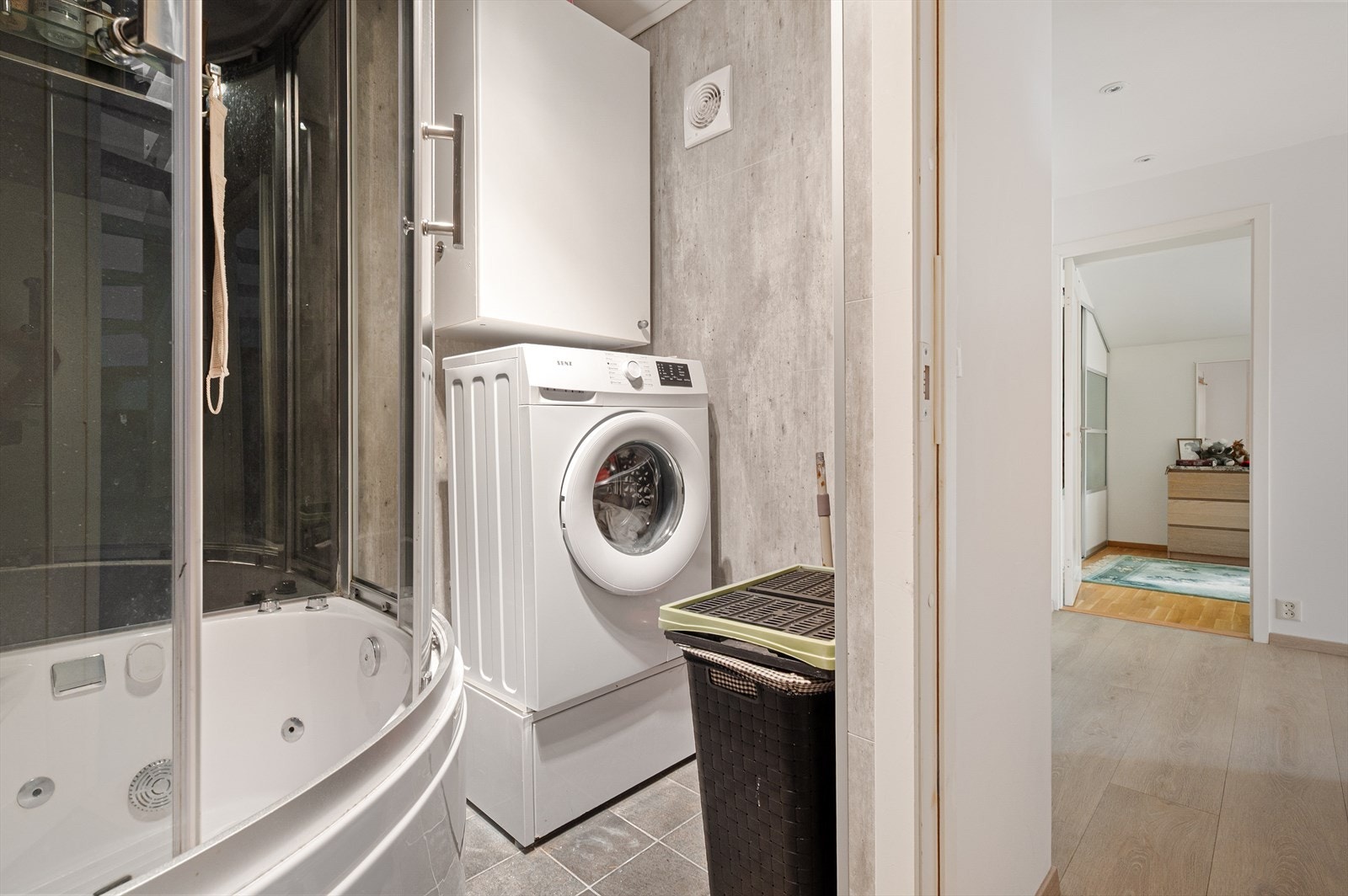 Her er det også opplegg for vaskemaskin. Galleribilde