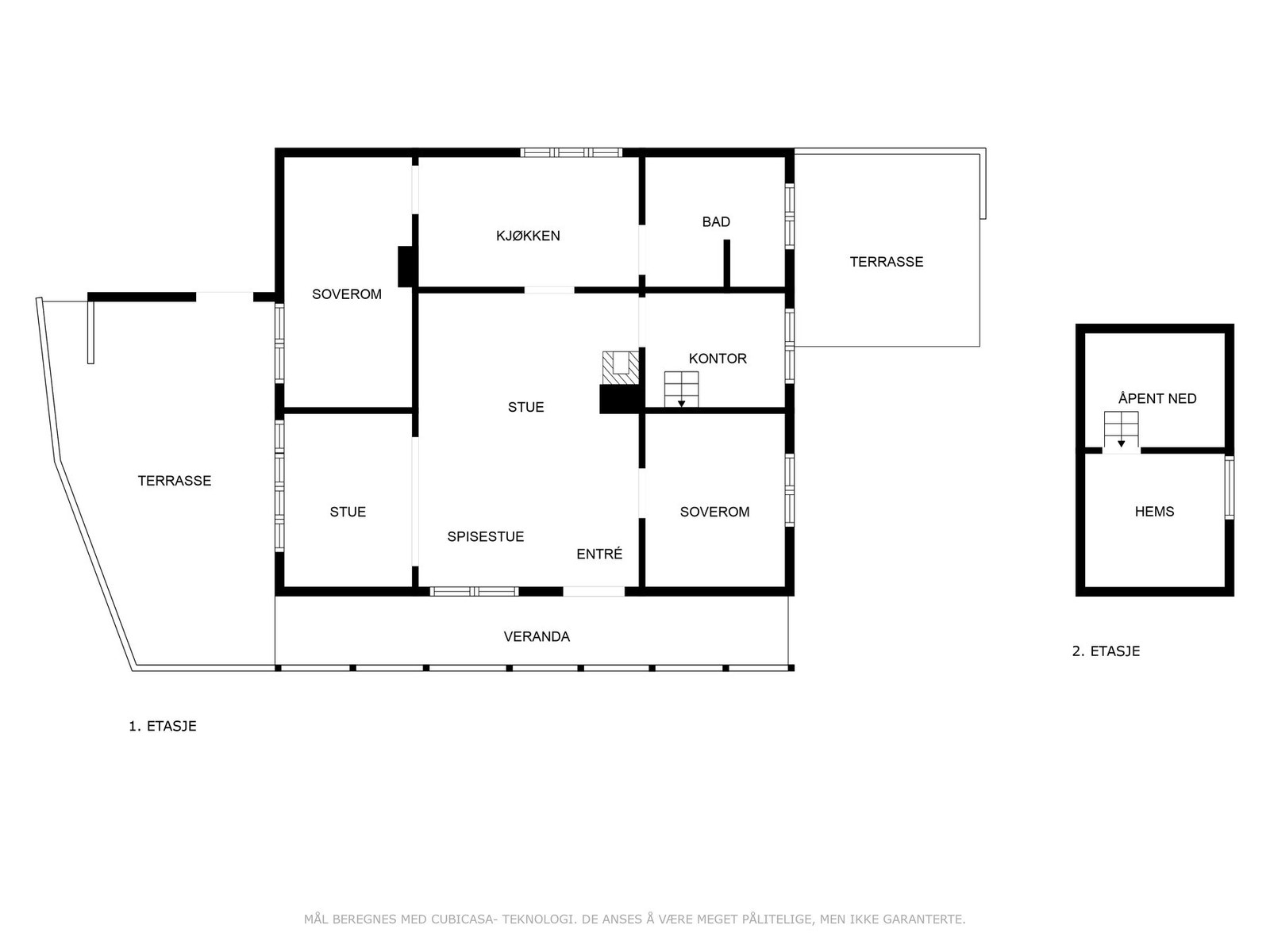 Plantegning Galleribilde
