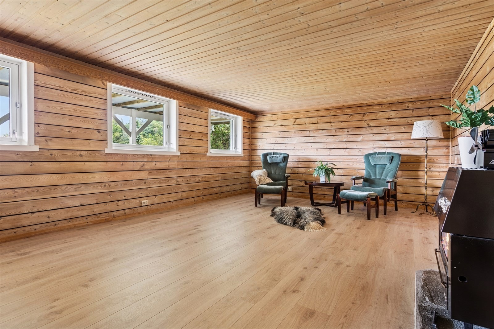 Et stort og luftig rom i kjeller etasjen. (se pkt. under ferdigattest) Galleribilde