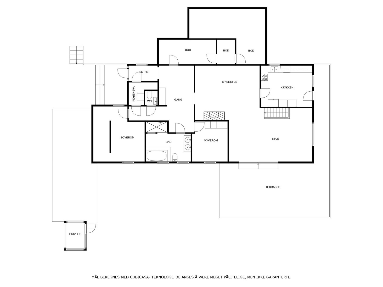 Plantegning 1.etasje. Galleribilde