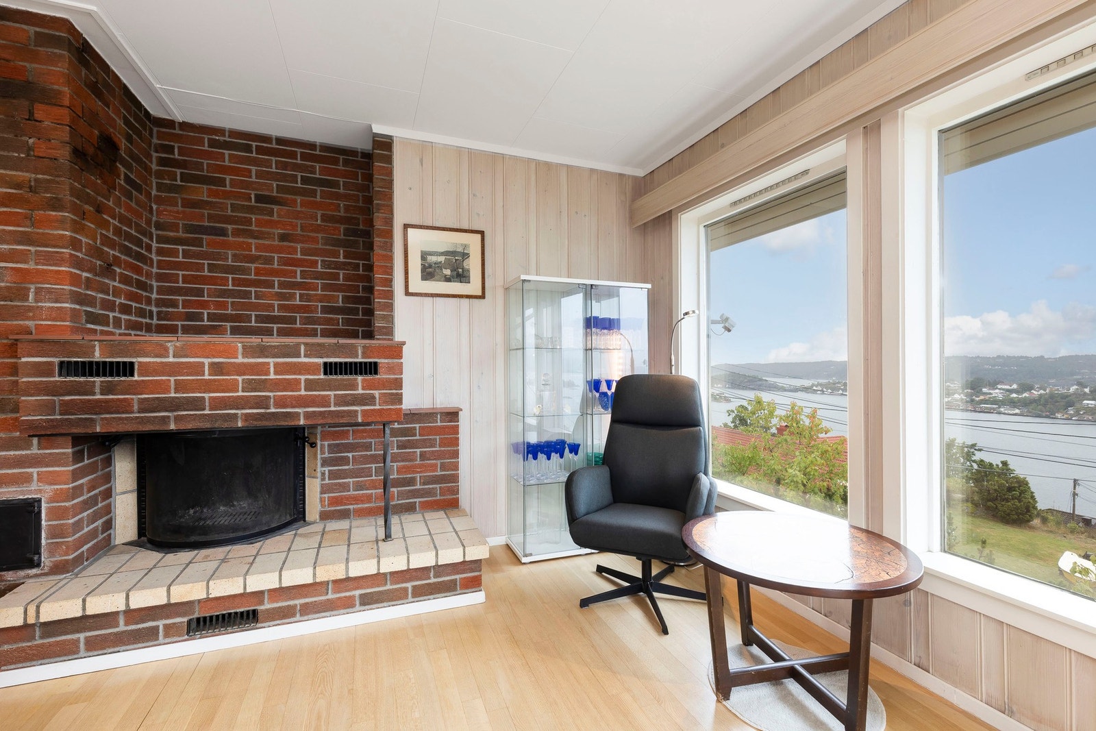 Peisovnen gir mulighet for ekstra varme på kjølige dager. Galleribilde