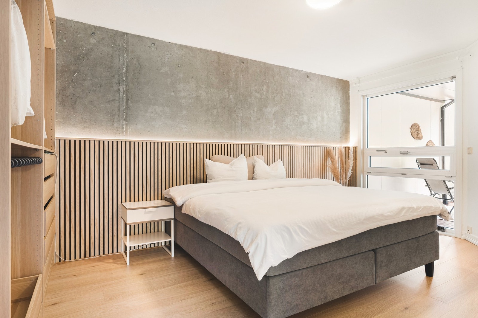 Meget lekkert hovedsoverom på 13,9 m². Galleribilde