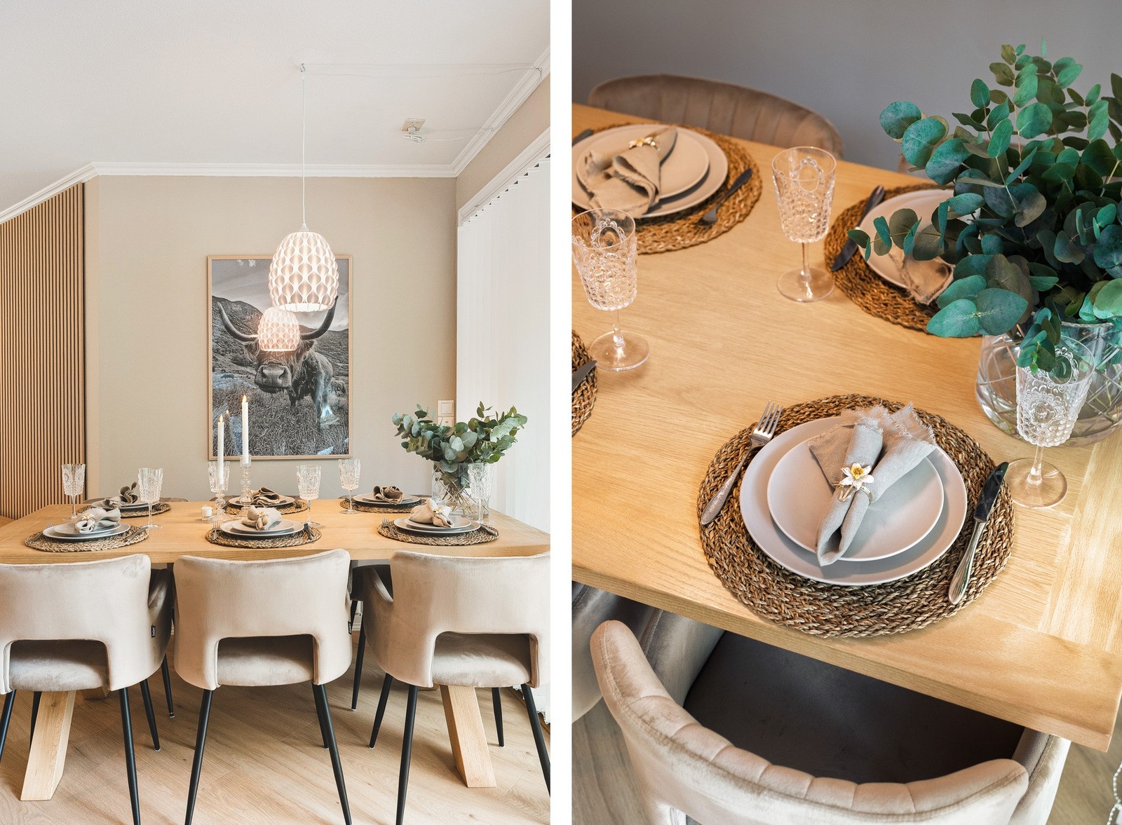 Her kan man invitere hele familien eller vennegjengen på hyggelige middager. Galleribilde