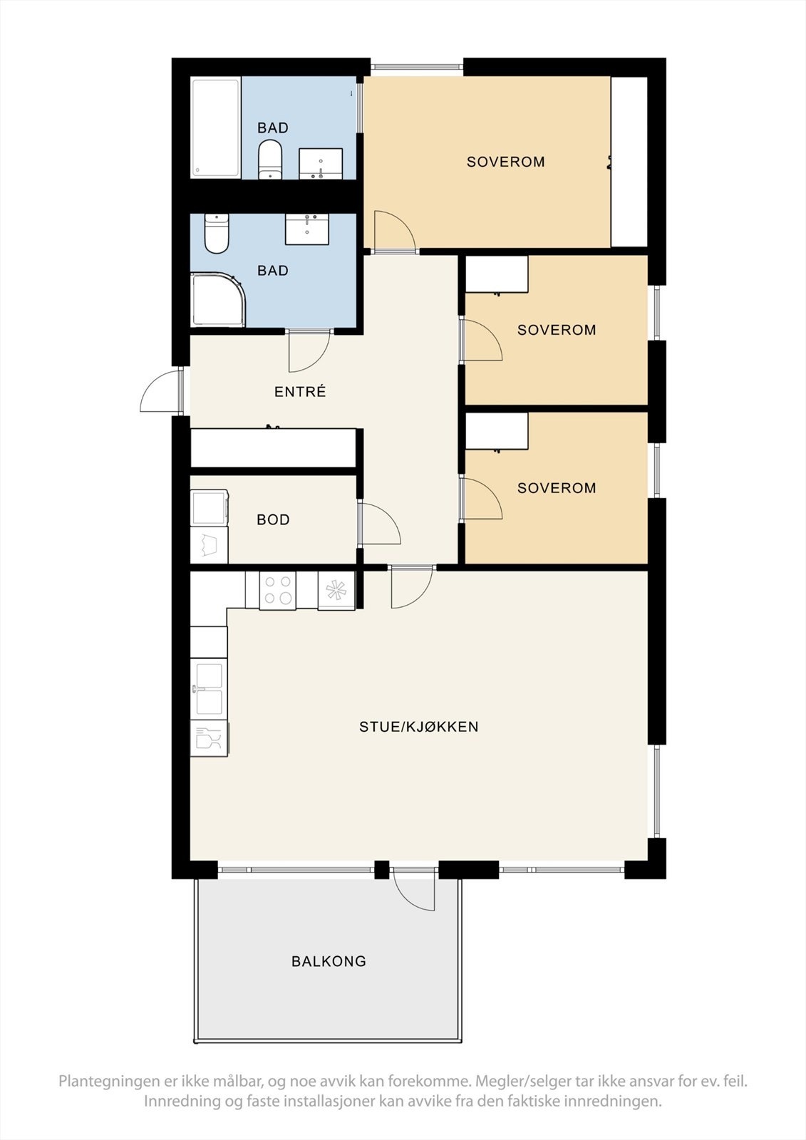 Plantegning Galleribilde