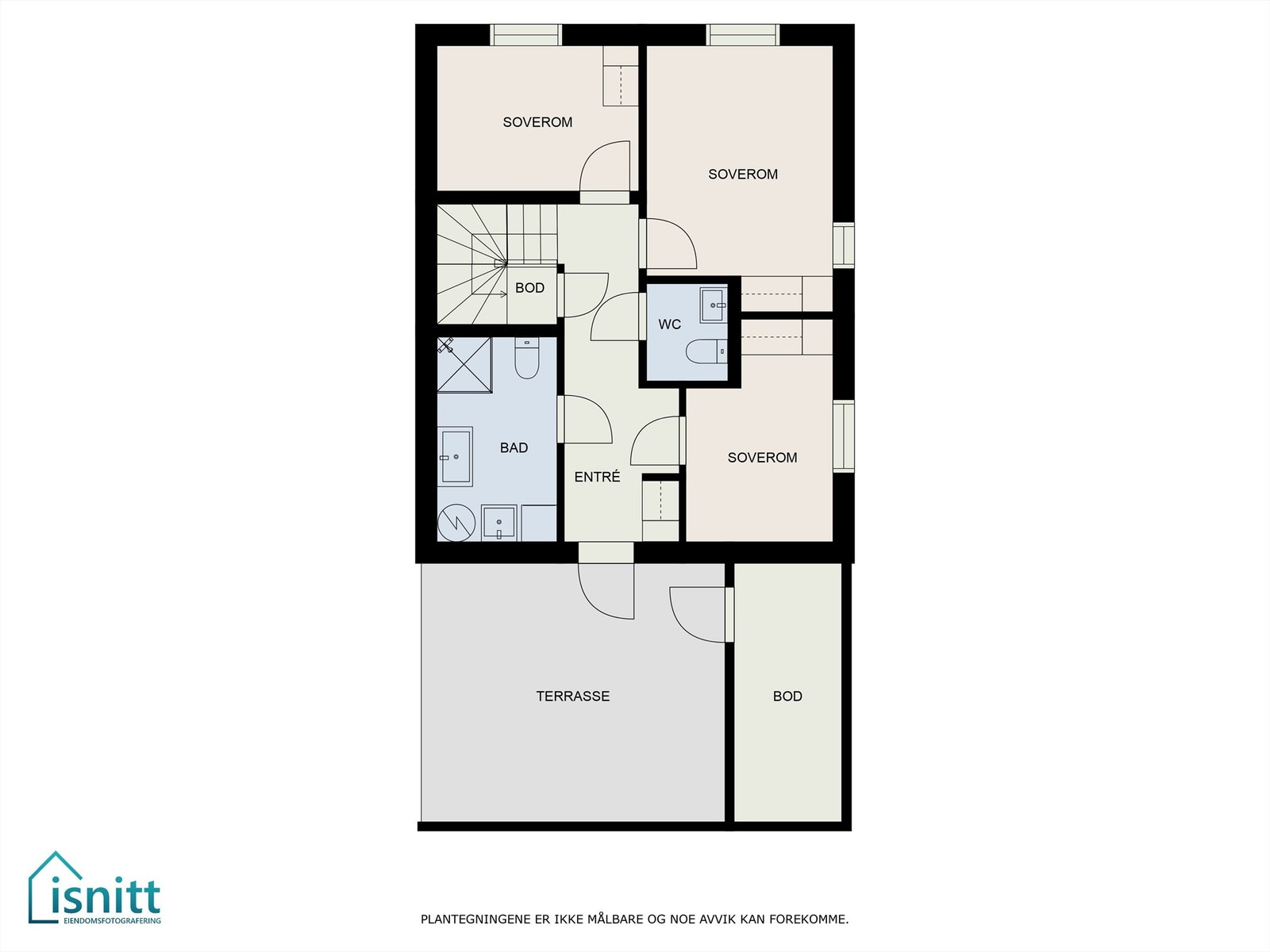 Plantegning 1. etasje Galleribilde