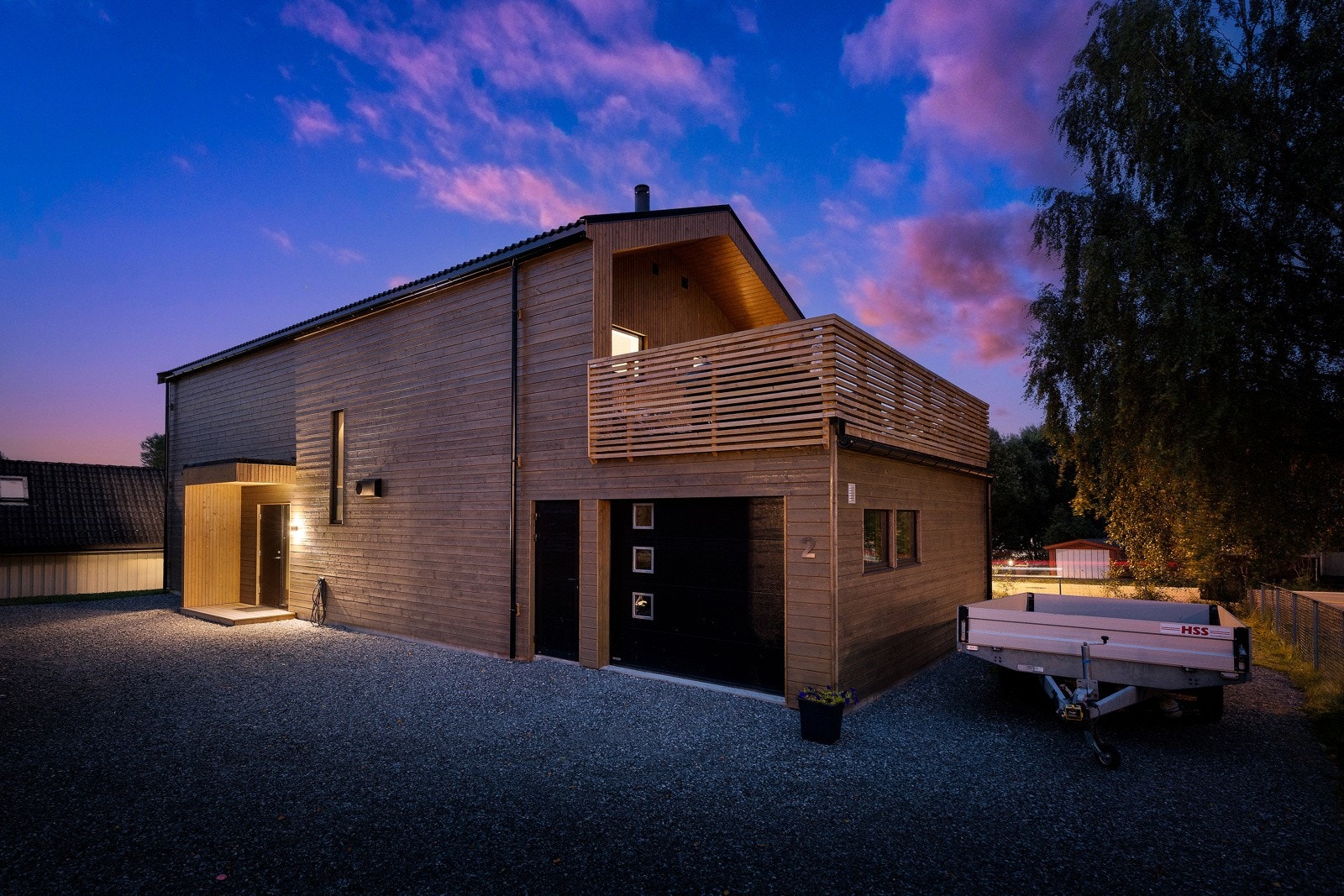 En tipp topp moderne enebolig med garasje! Galleribilde