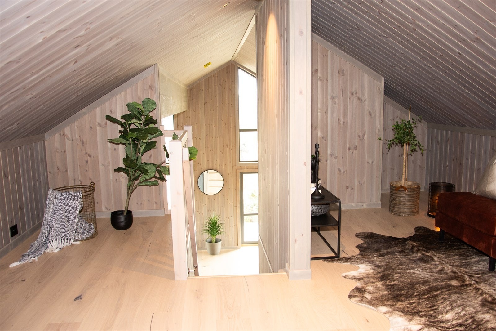 Loftetasjen består av loftstue samt 2 disponible rom med totalt gulvareal på 36 m2. Galleribilde