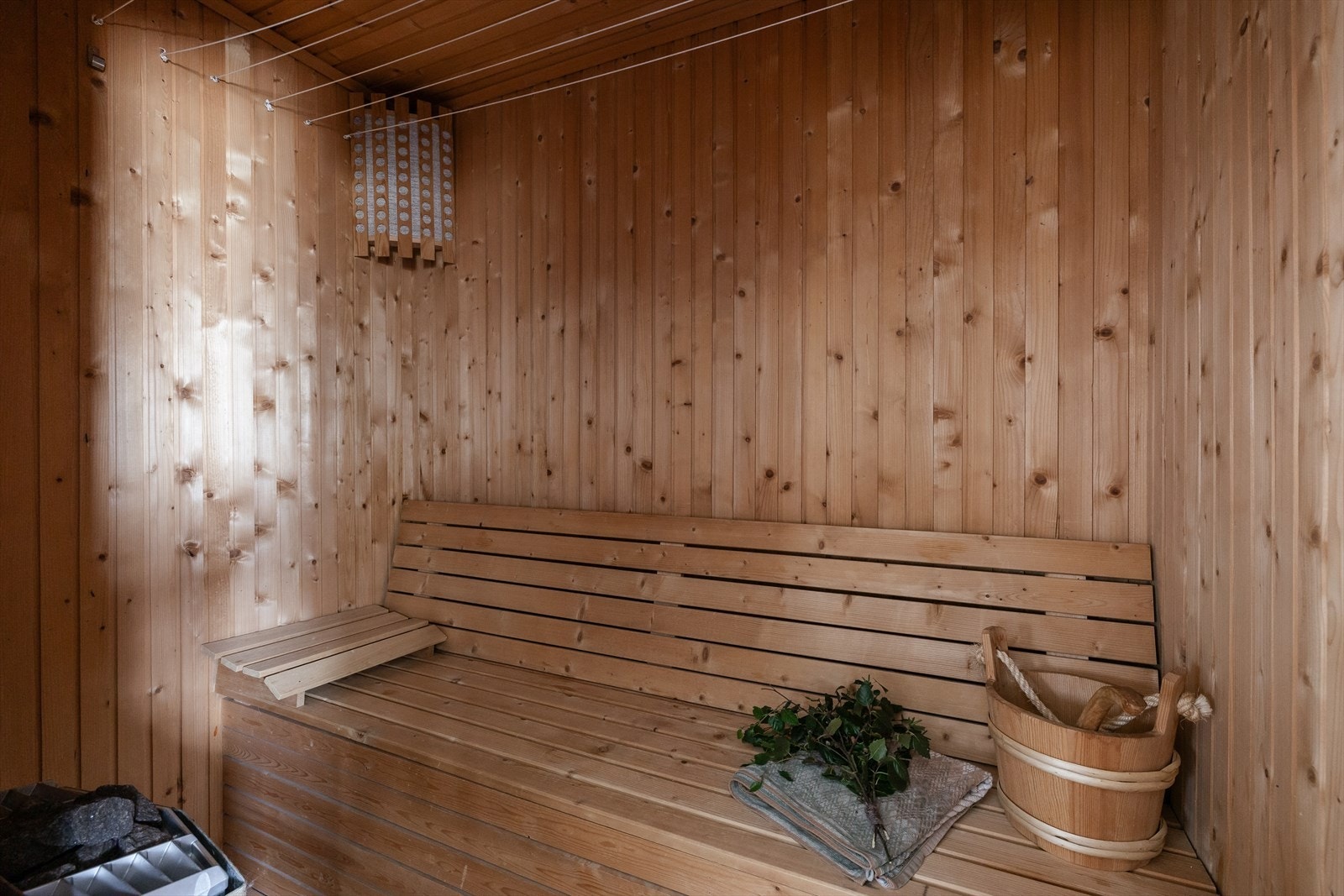 På badet er det Tylø badstue - perfekt etter en skitur i Østmarka. Galleribilde