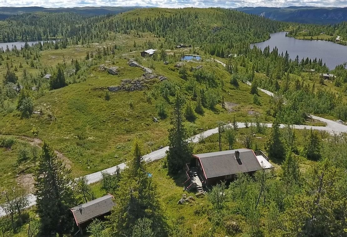 Utsikt over Godvaten og Vassfaret Galleribilde