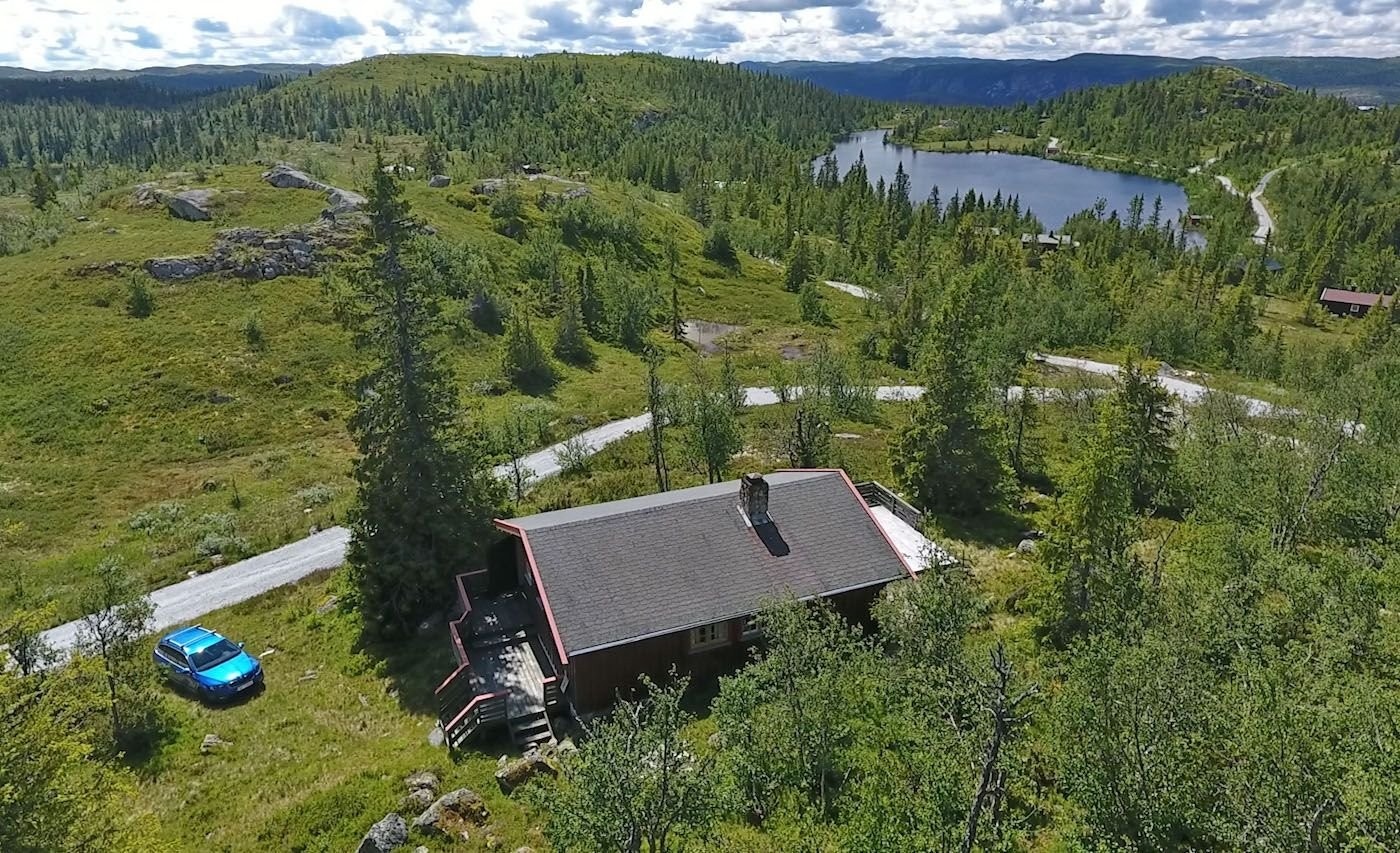 Utsikt over Godvaten og Vassfaret Galleribilde