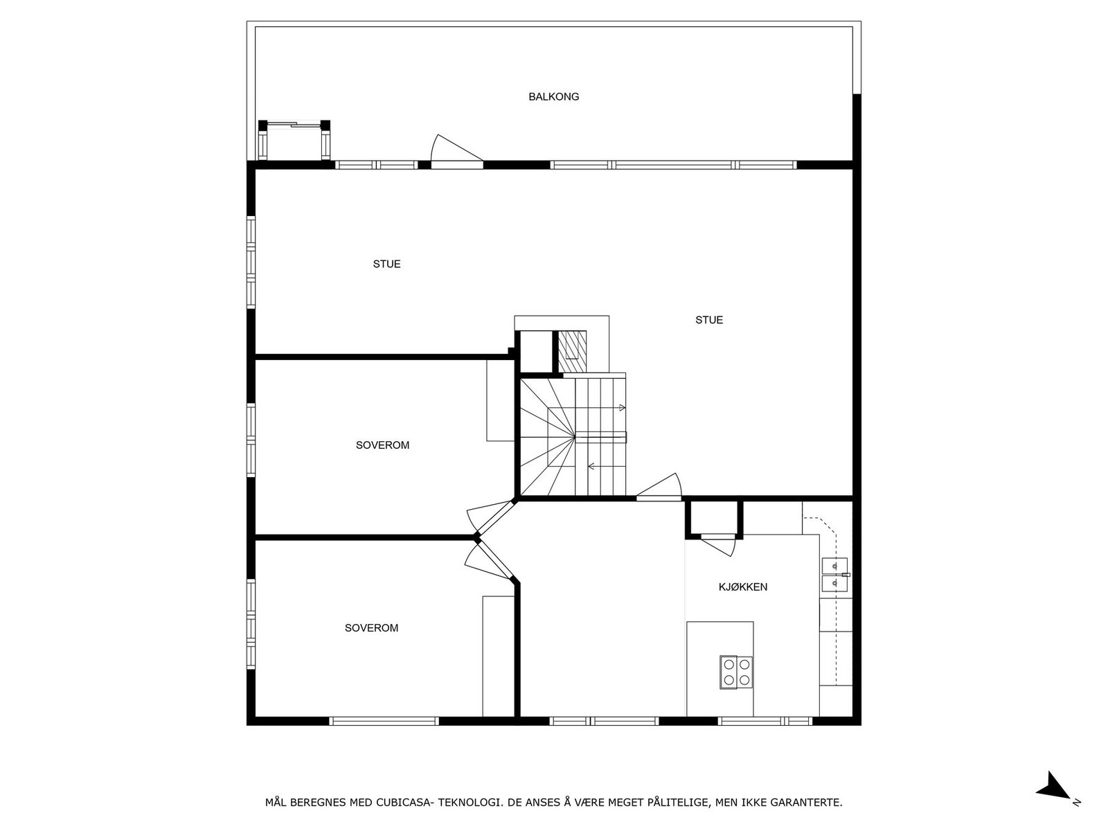 Planskisse 2. etasje Galleribilde