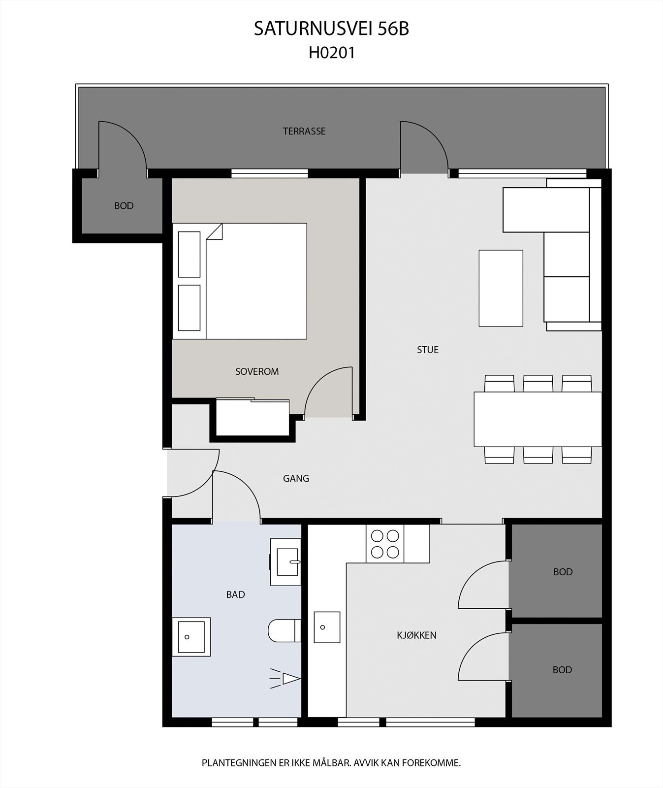 Plantegning 56B H0201 Galleribilde