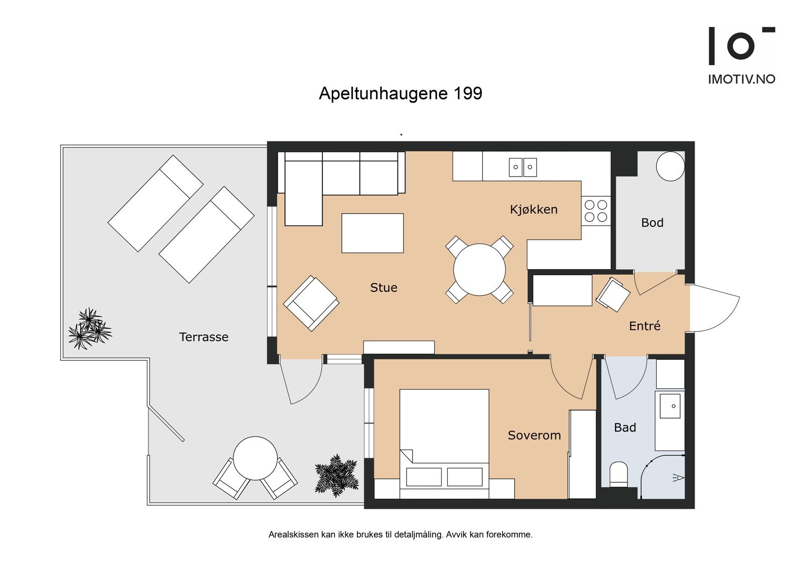 Leiligheten har en meget funksjonell planløsning. Galleribilde