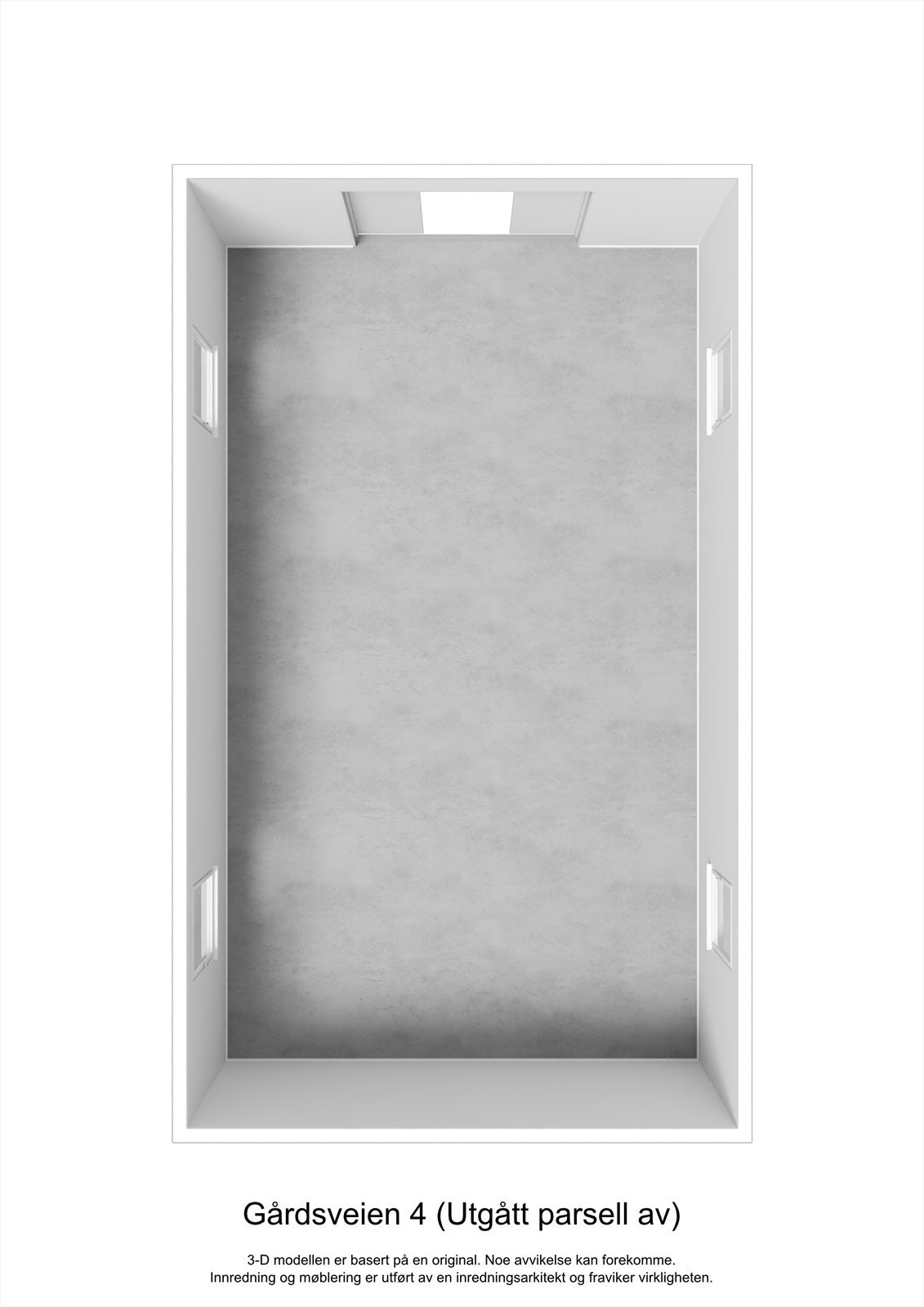 Planillustrasjon lagerbygg på BTA 69 kvm. Galleribilde