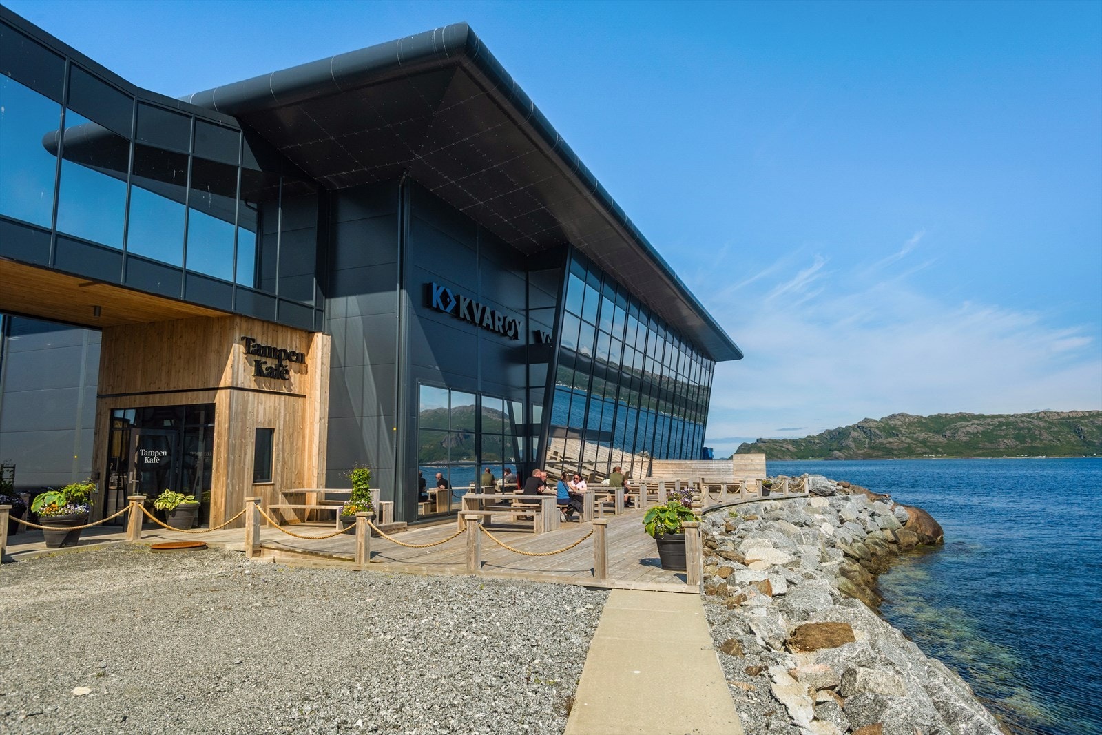 Tampen Kafè på Indre Kvarøy. Galleribilde