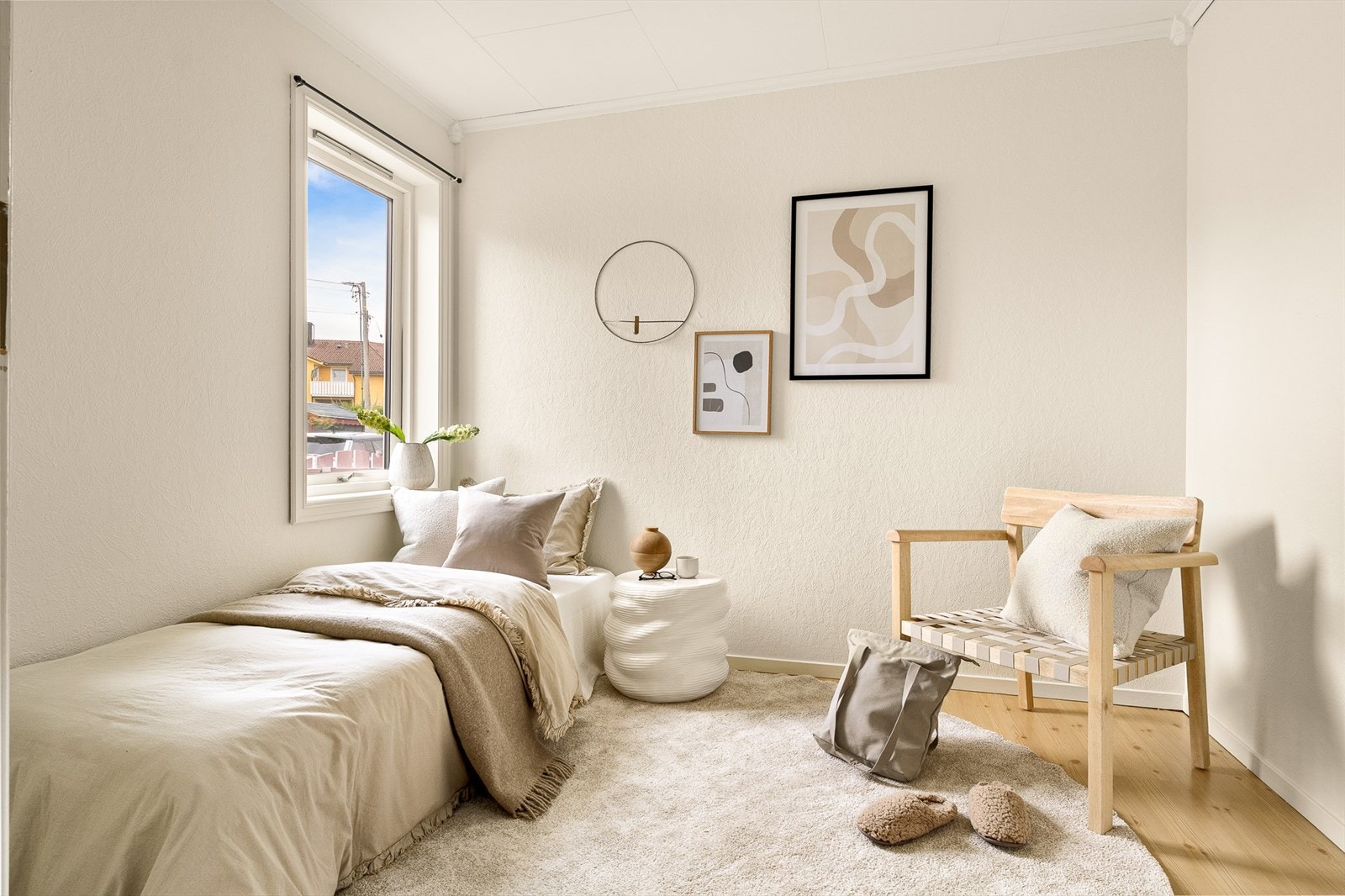 Det andre soverommet måler til 7,2 m². Galleribilde