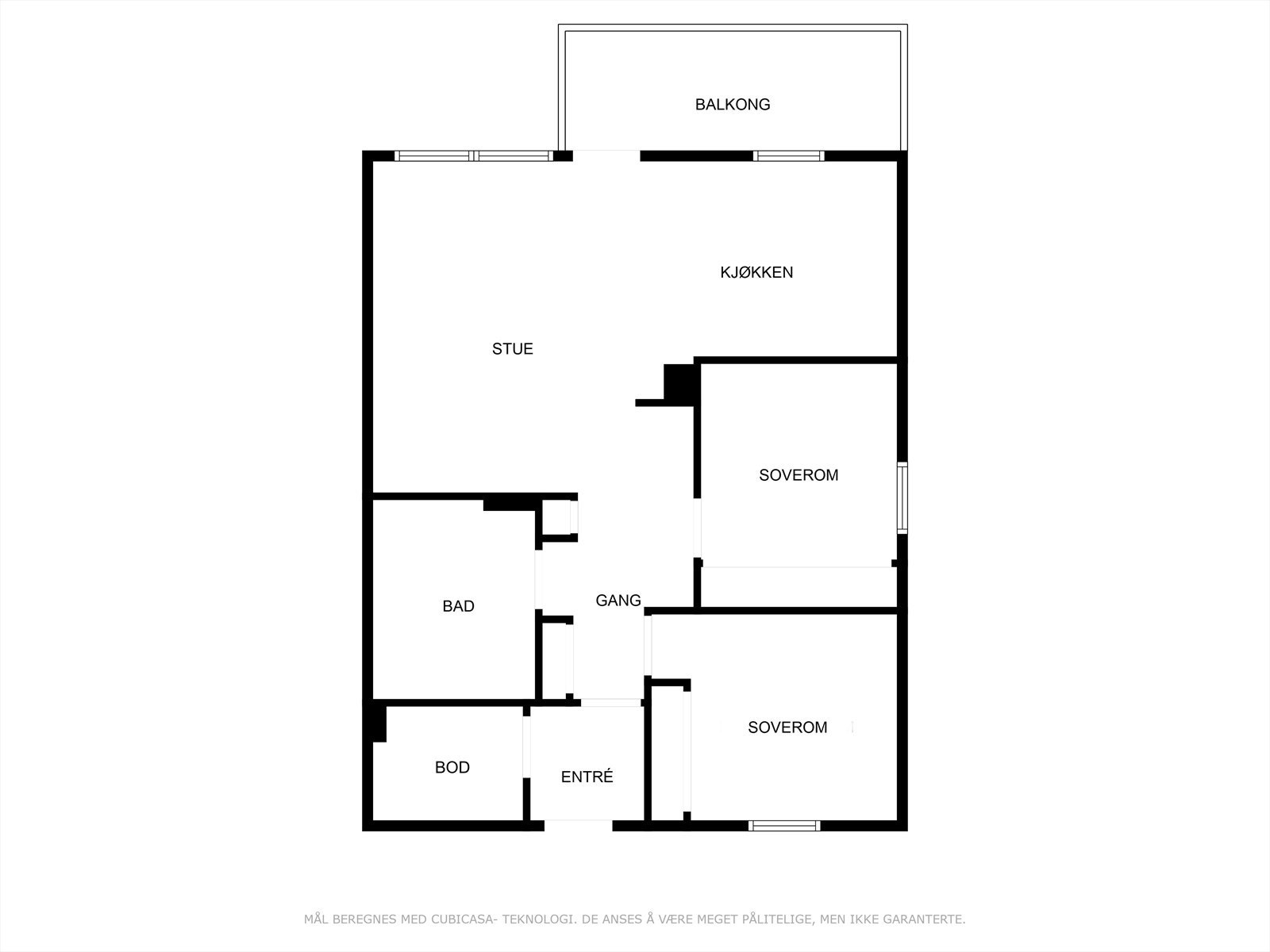 Plantegning Galleribilde