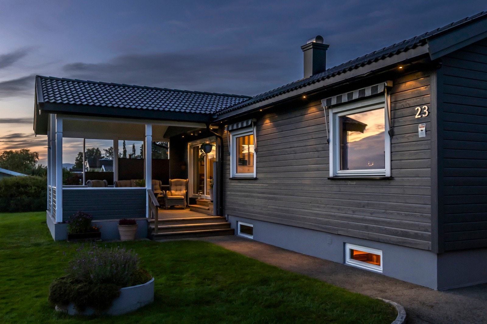 Kveldsstemning Galleribilde