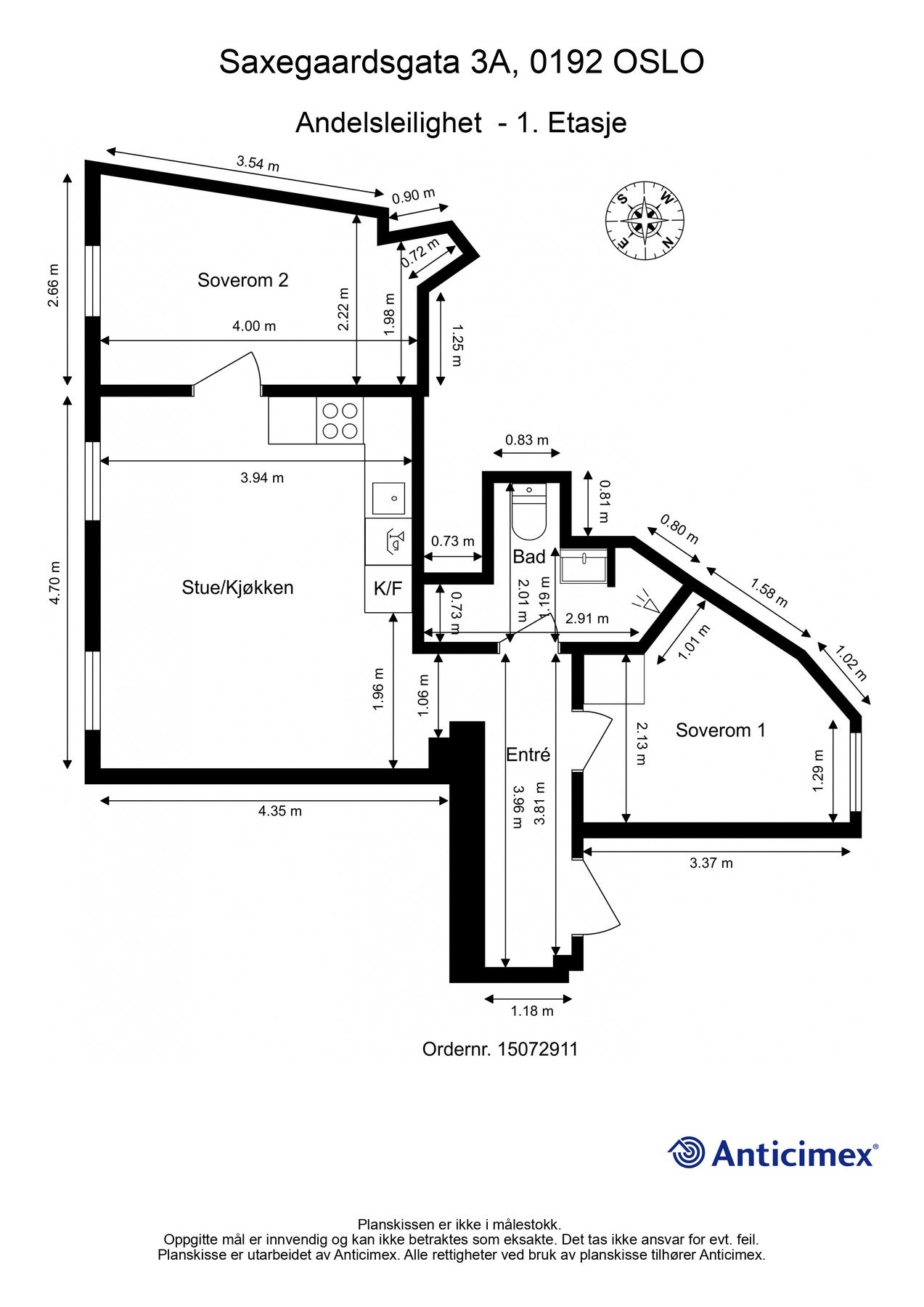 Plantegning Galleribilde