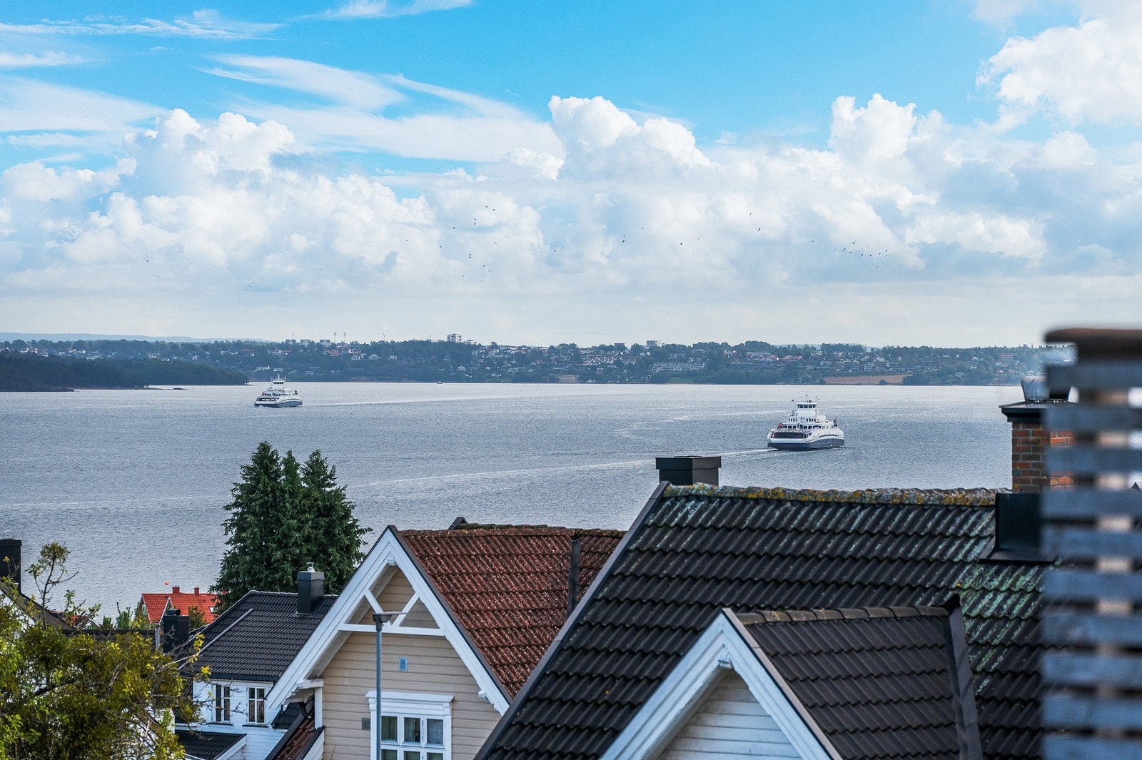 Utsikt fra takterrassen. Galleribilde