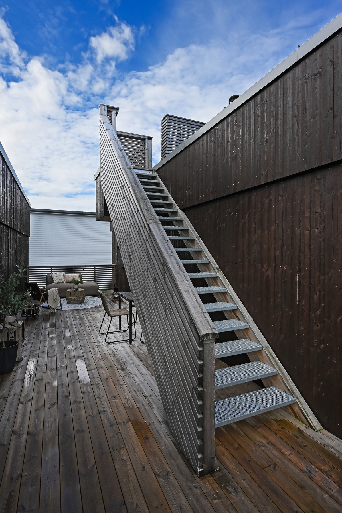 Vi fortsetter opp trappen til takterrassen. Galleribilde