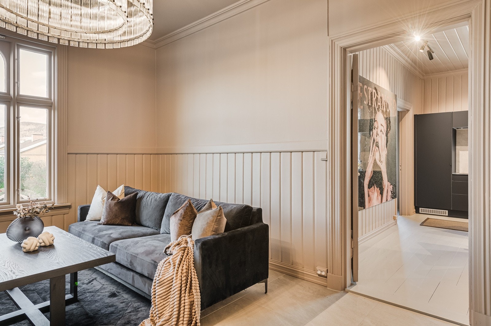 Utang fra stue til kjøkken Galleribilde