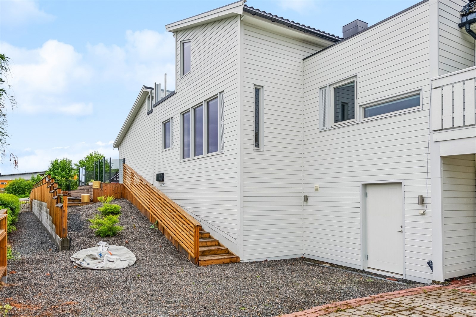 Tomten er pent opparbeidet. Galleribilde