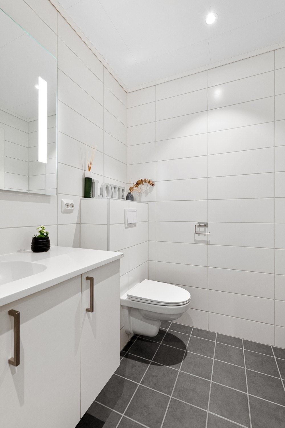 Her er det også varmekabler i gulvet. Galleribilde