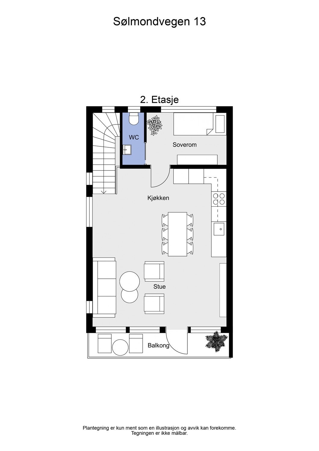Plantegning - 2. etasje Galleribilde