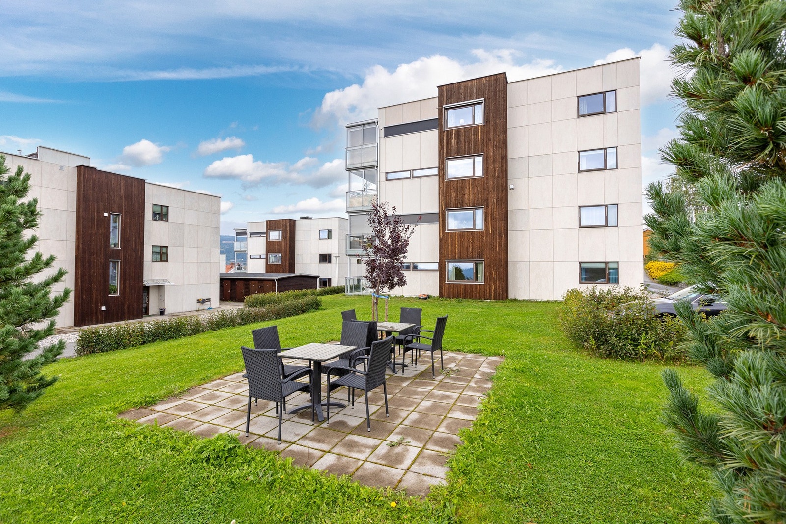 Pent opparbeidet fellesareal Galleribilde