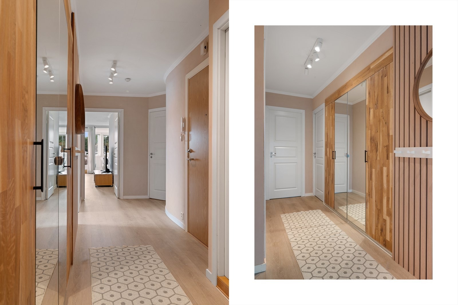 - Heng fra deg yttertøyet i plassbebygd garderobeløsning - Galleribilde