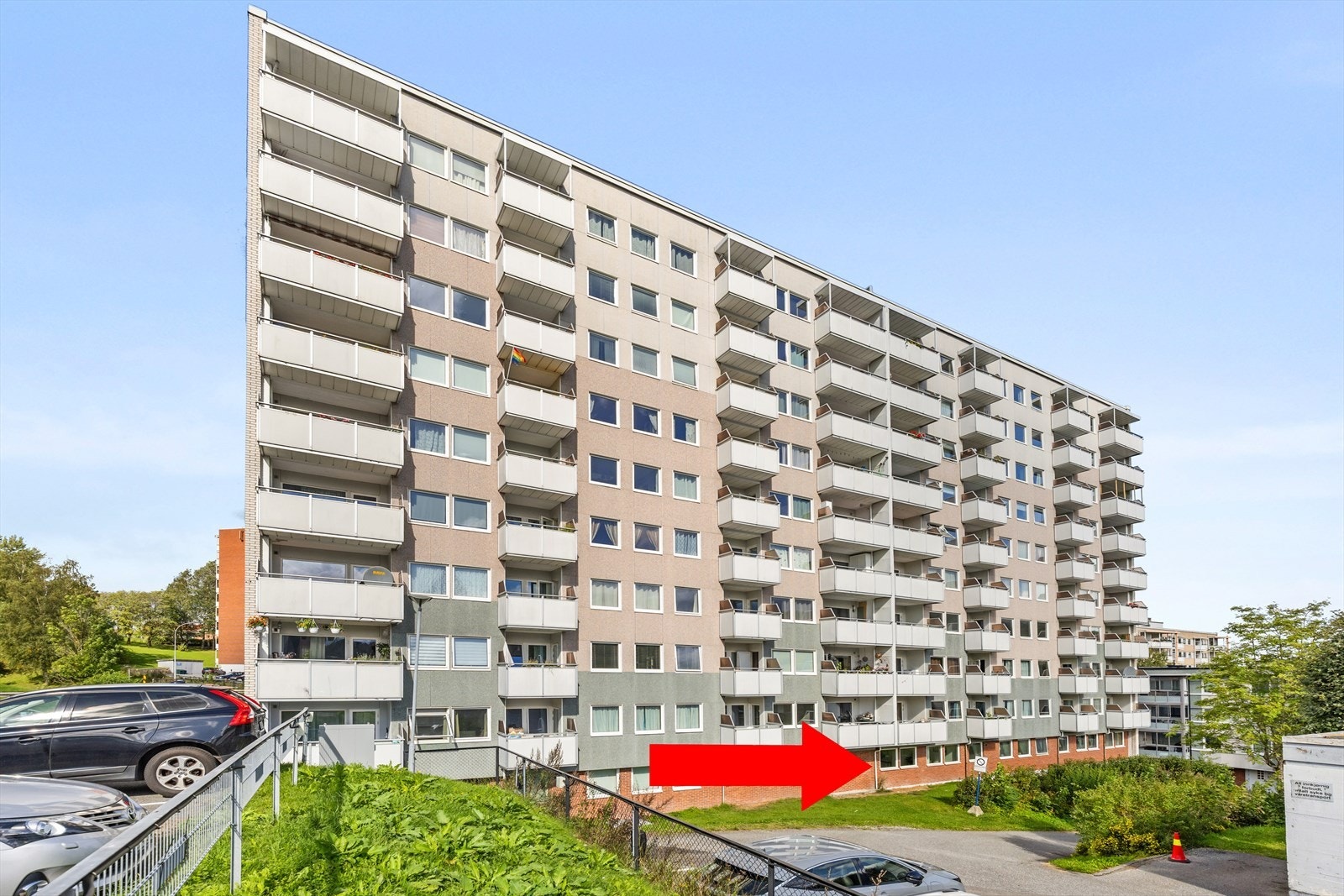 Leiligheten ligger i et veletablert borettslag på Fjell Galleribilde