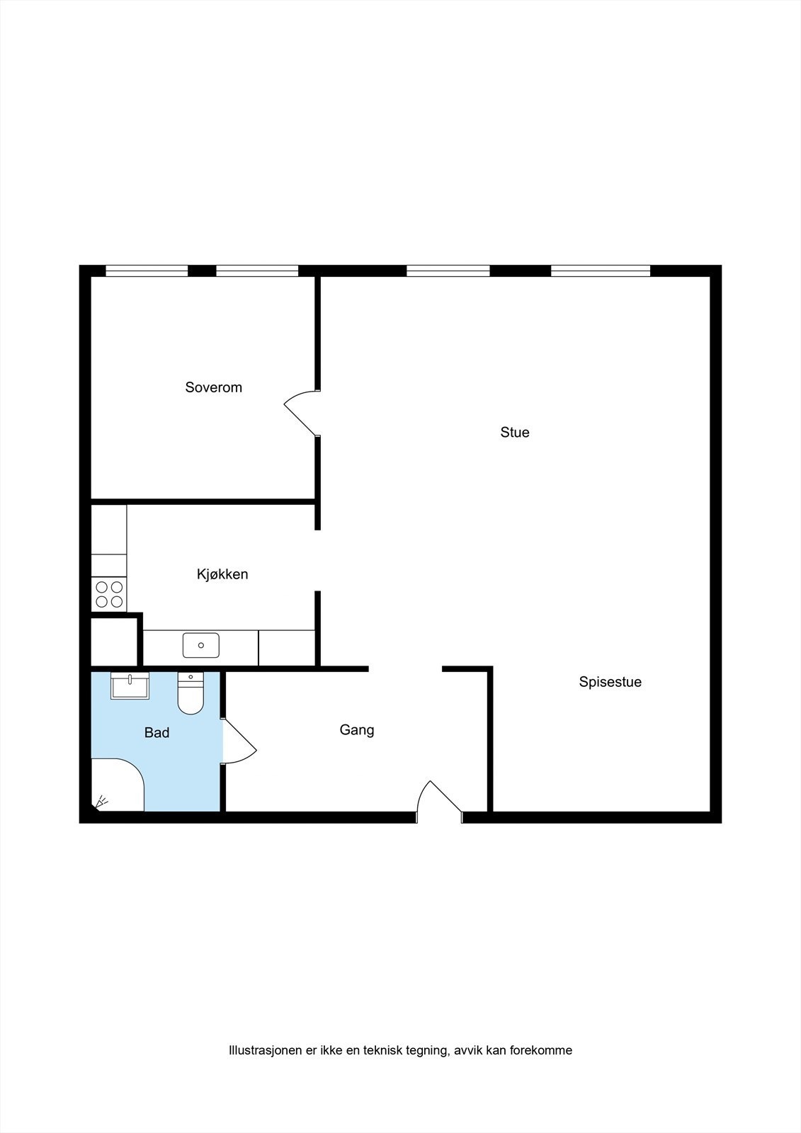 Presentasjon av leiligheten Galleribilde