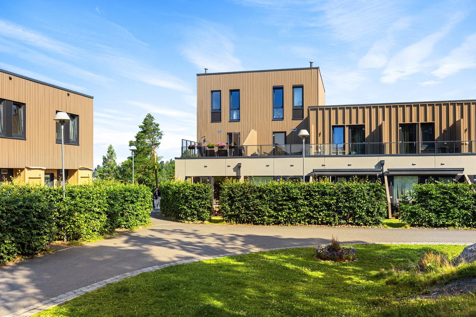 Området er som skapt for barnefamilier med sitt bilfrie og trygge bomiljø. Galleribilde