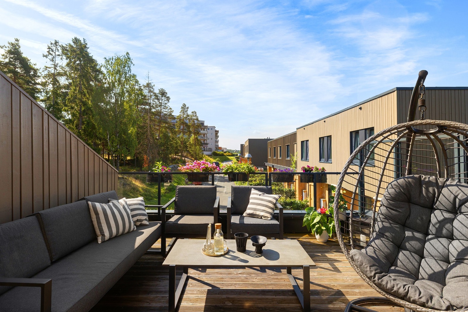 Flott takterrasse på hele 17m². Galleribilde