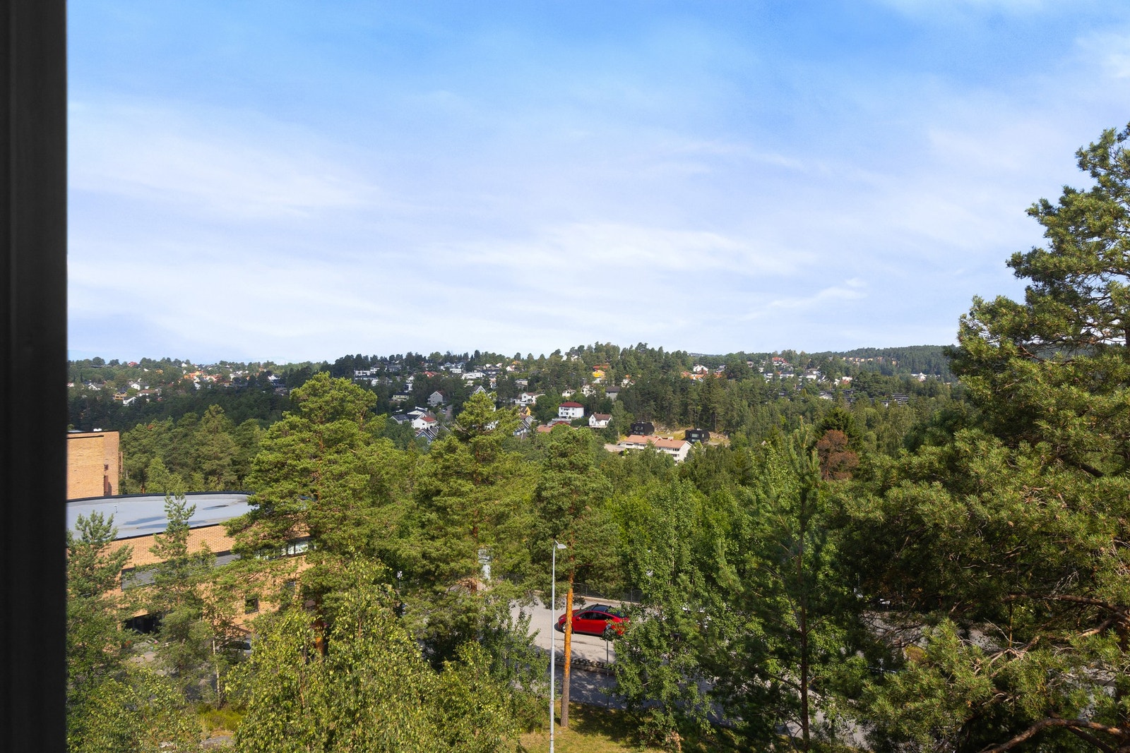 Flott utsikt fra soverommet. Galleribilde