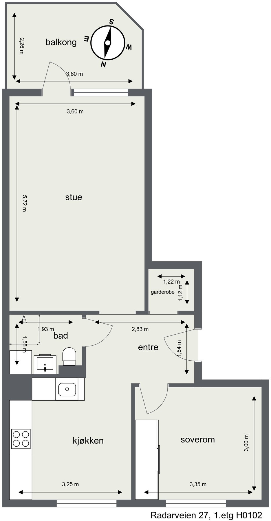 Plantegning Galleribilde