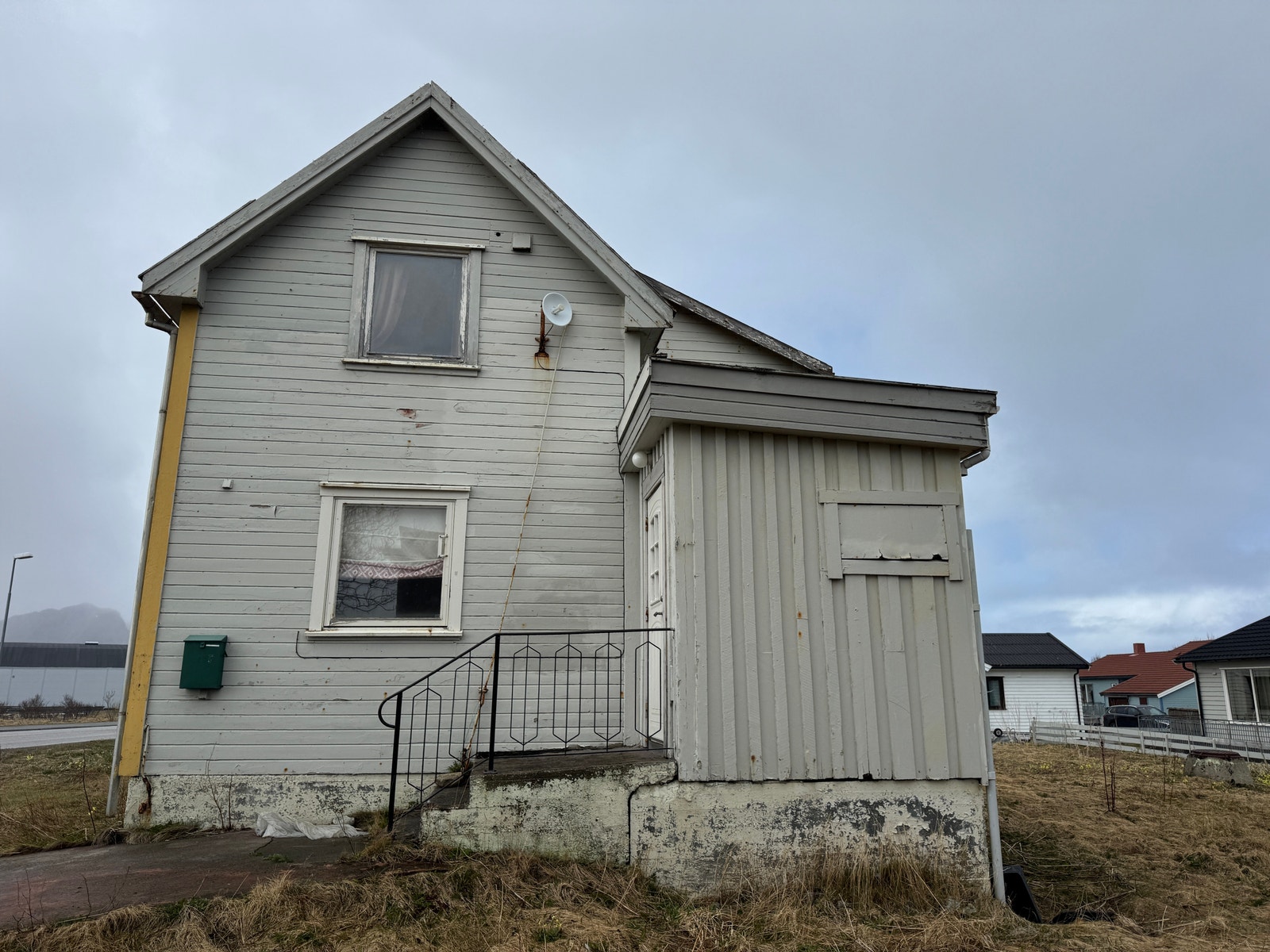 Side av hus Galleribilde