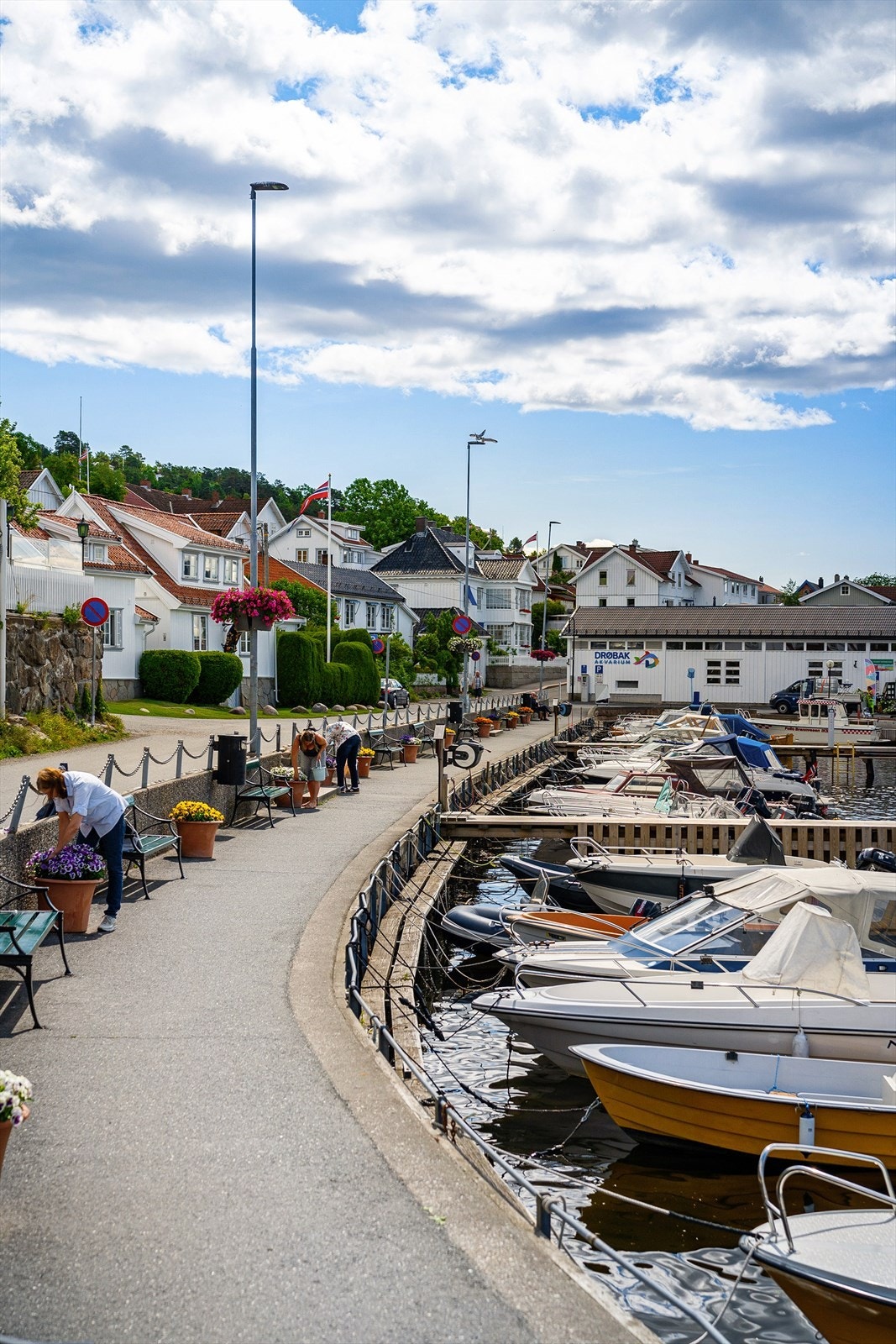 Mulig å ta båt både til Oscarsborg og Oslo. Fine turstier å vandre eller jogge skjermet fra biltrafikk gjennom 3 småbåthavner fra syd til vest med Oscarsborg rett utenfor. Galleribilde