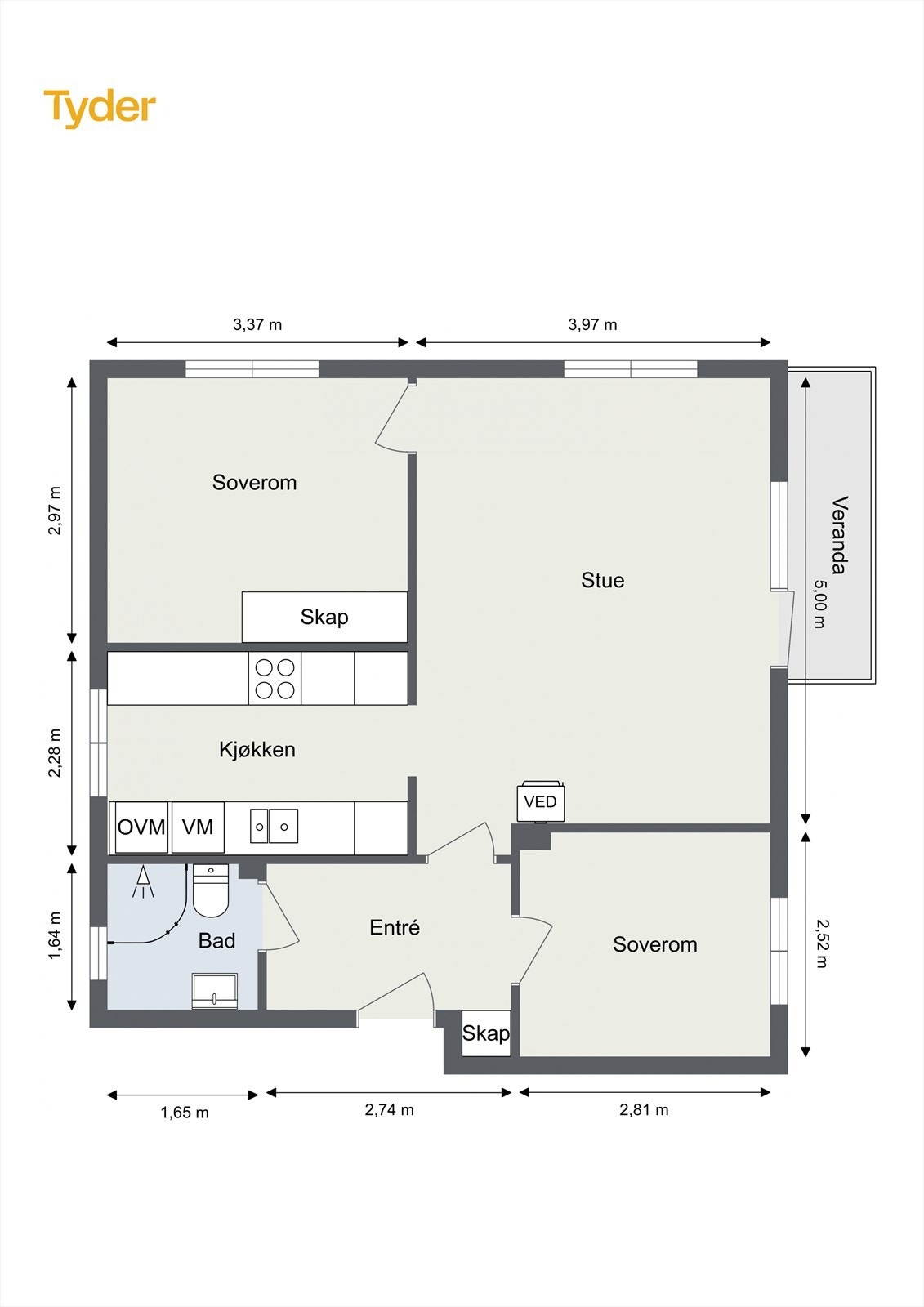 Plantegning. Galleribilde