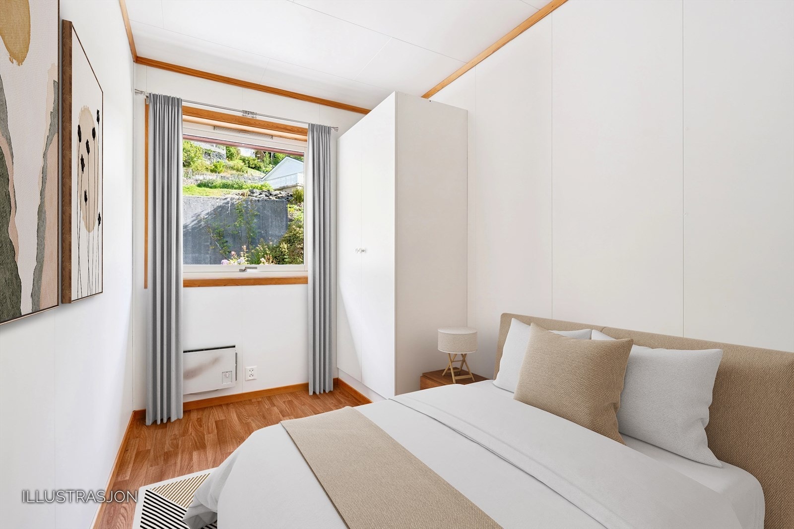 Det andre soverommet passer perfekt som gjesterom eller kontor Galleribilde