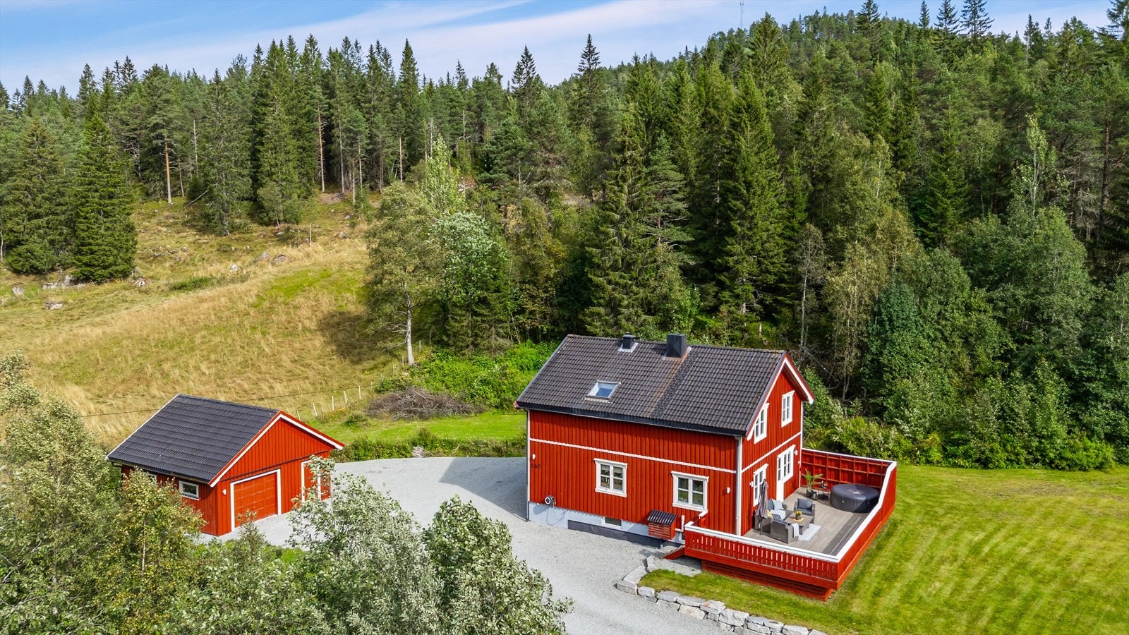 Dronefoto Galleribilde