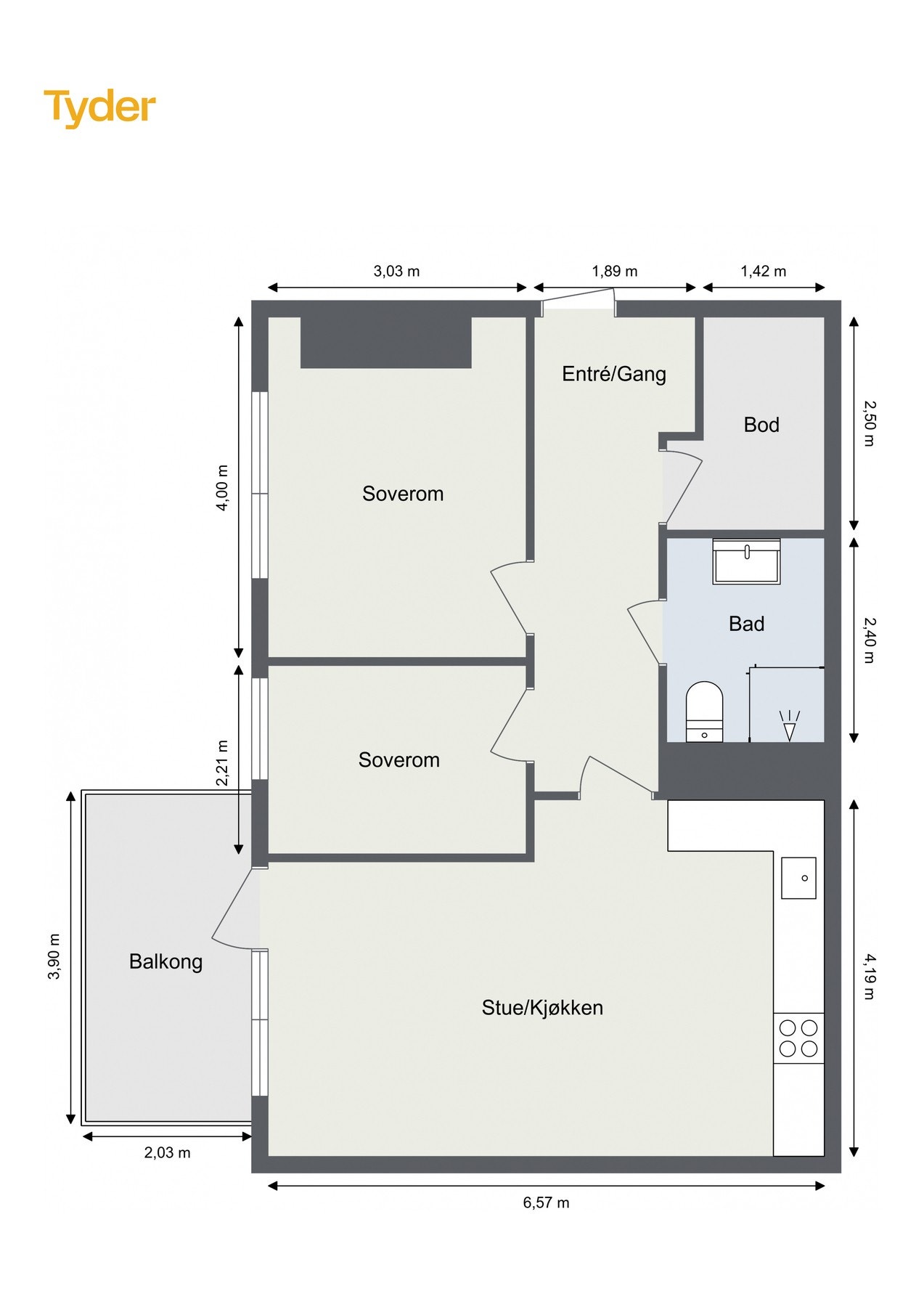 Plantegning. Galleribilde