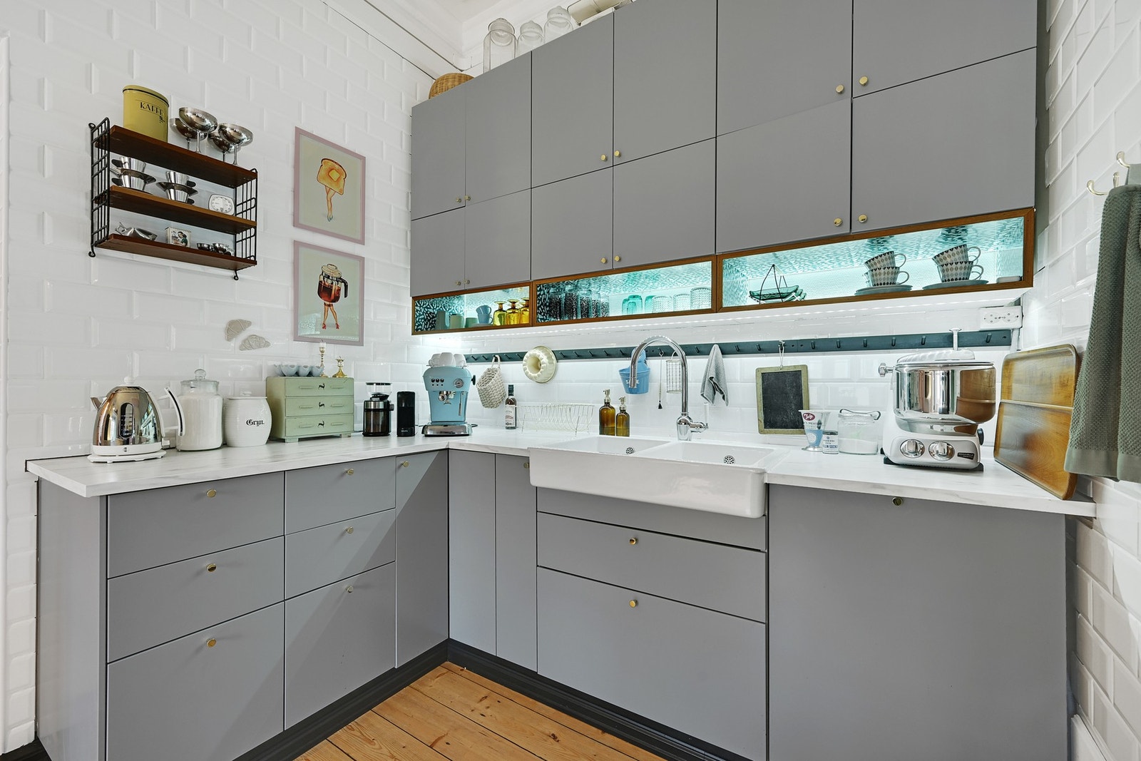 Kjøkkeninnredningen var ny i 2021/2022 Galleribilde